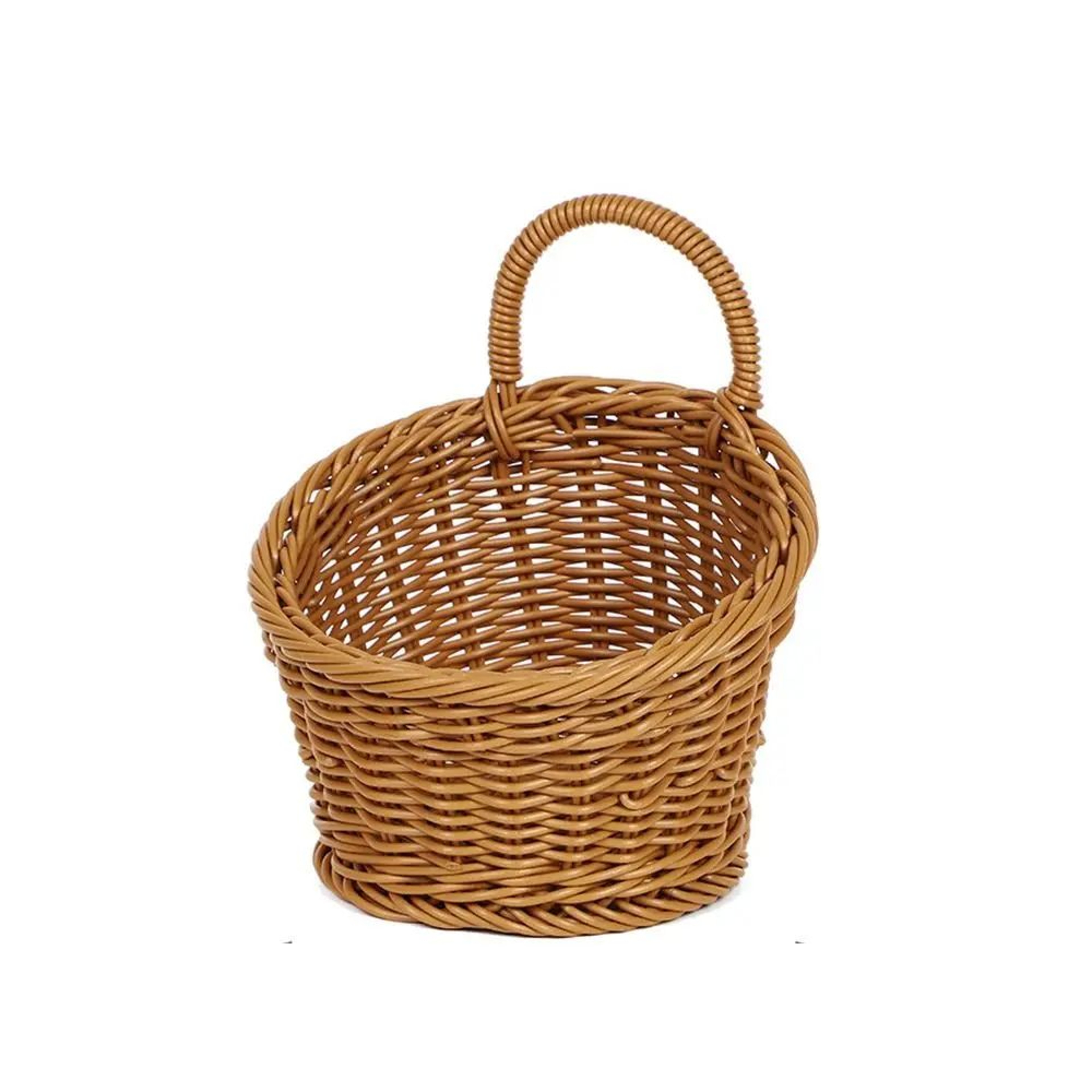 Handwoven Rattan Hanging Storage Basket 11