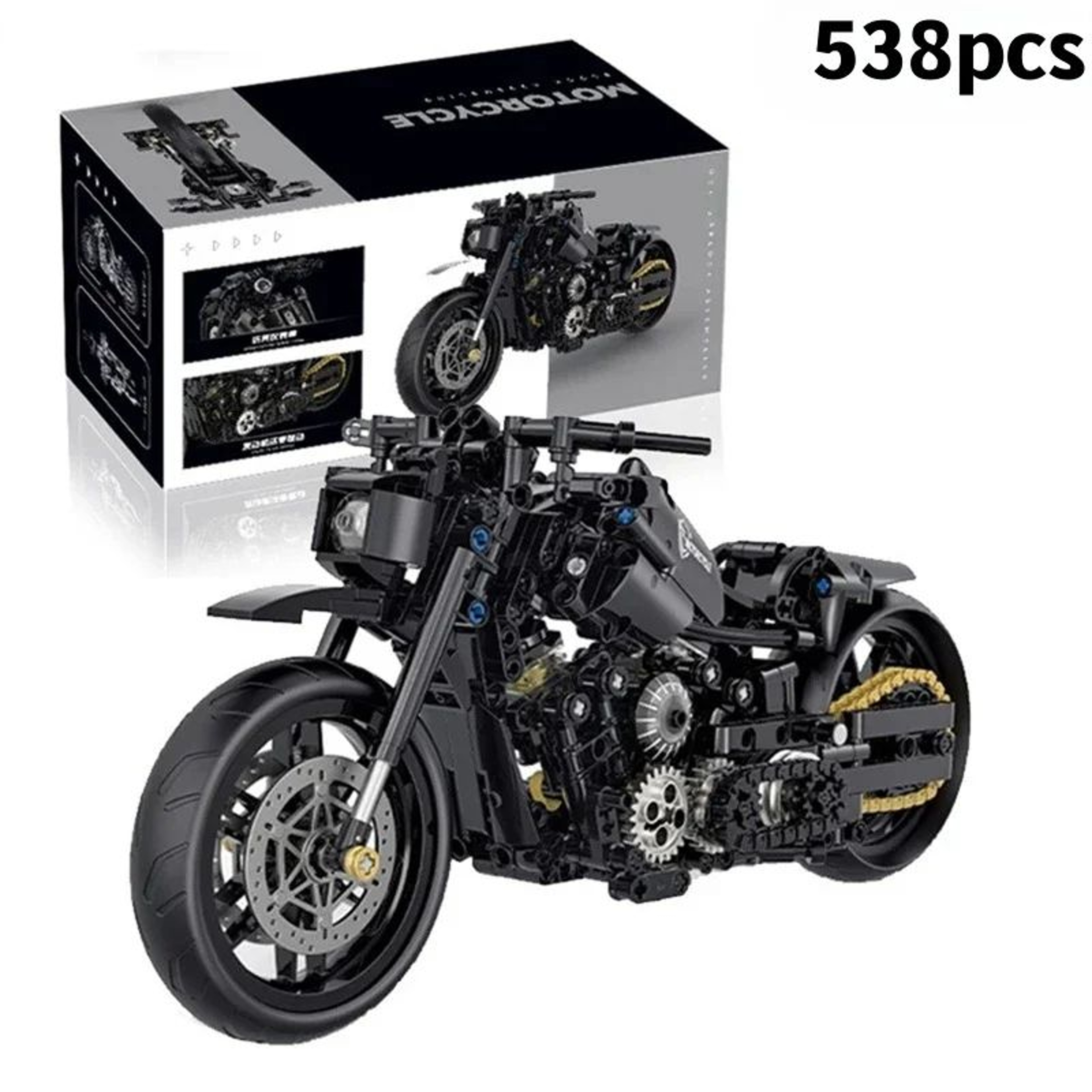 Technical Motorcycle Building Block Set 11