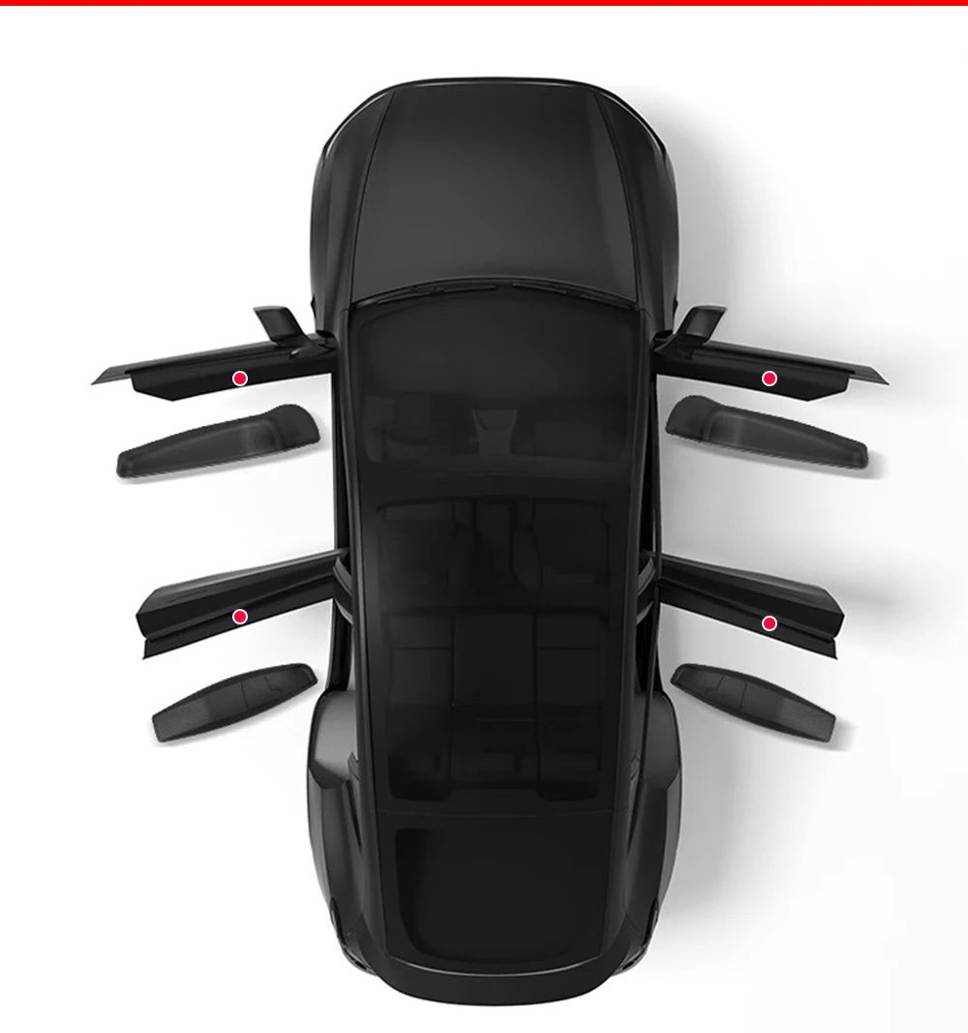 Tesla Door Side Storage Organizer Tray 11