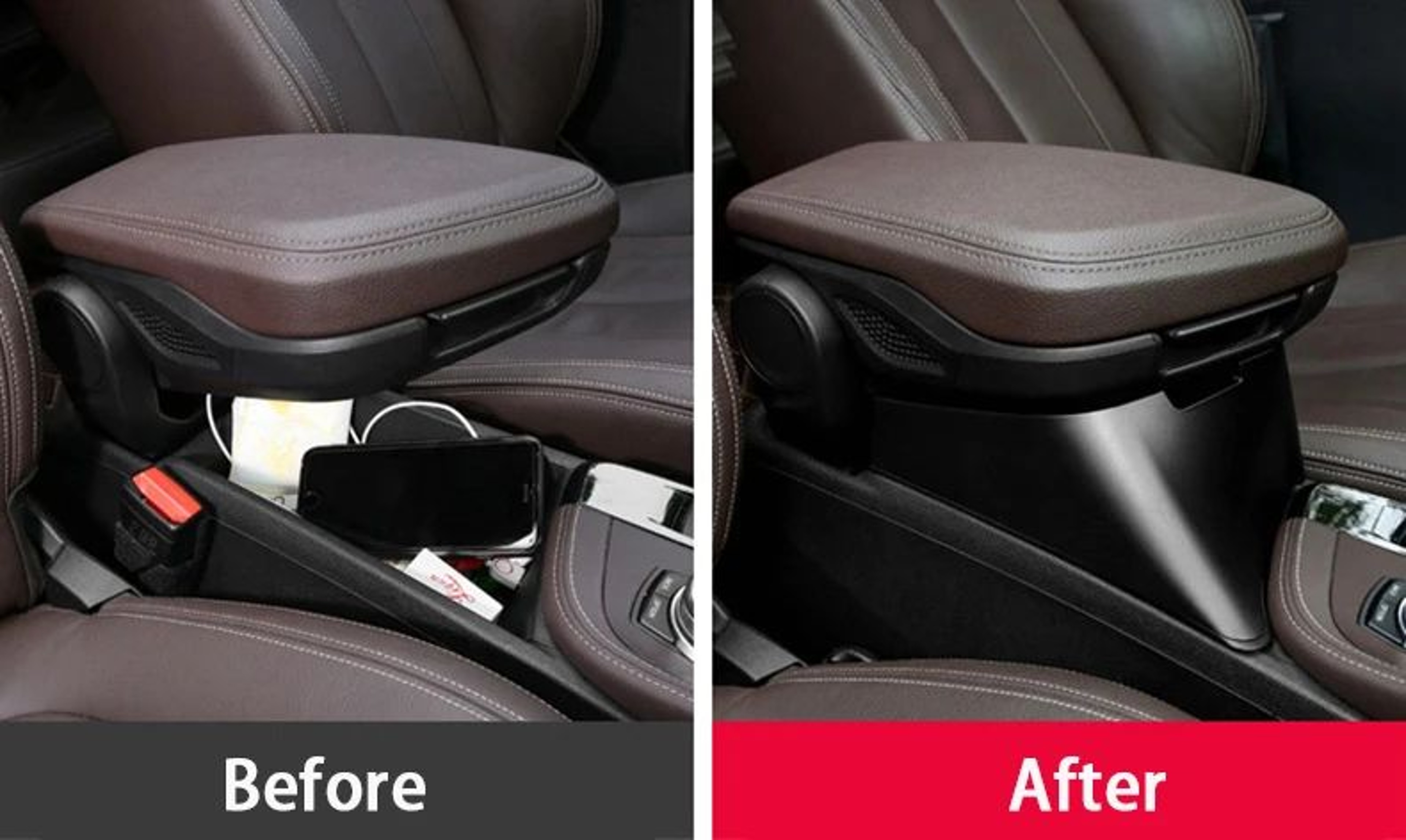 BMW X1 X2 Armrest Console Storage Organizer 7