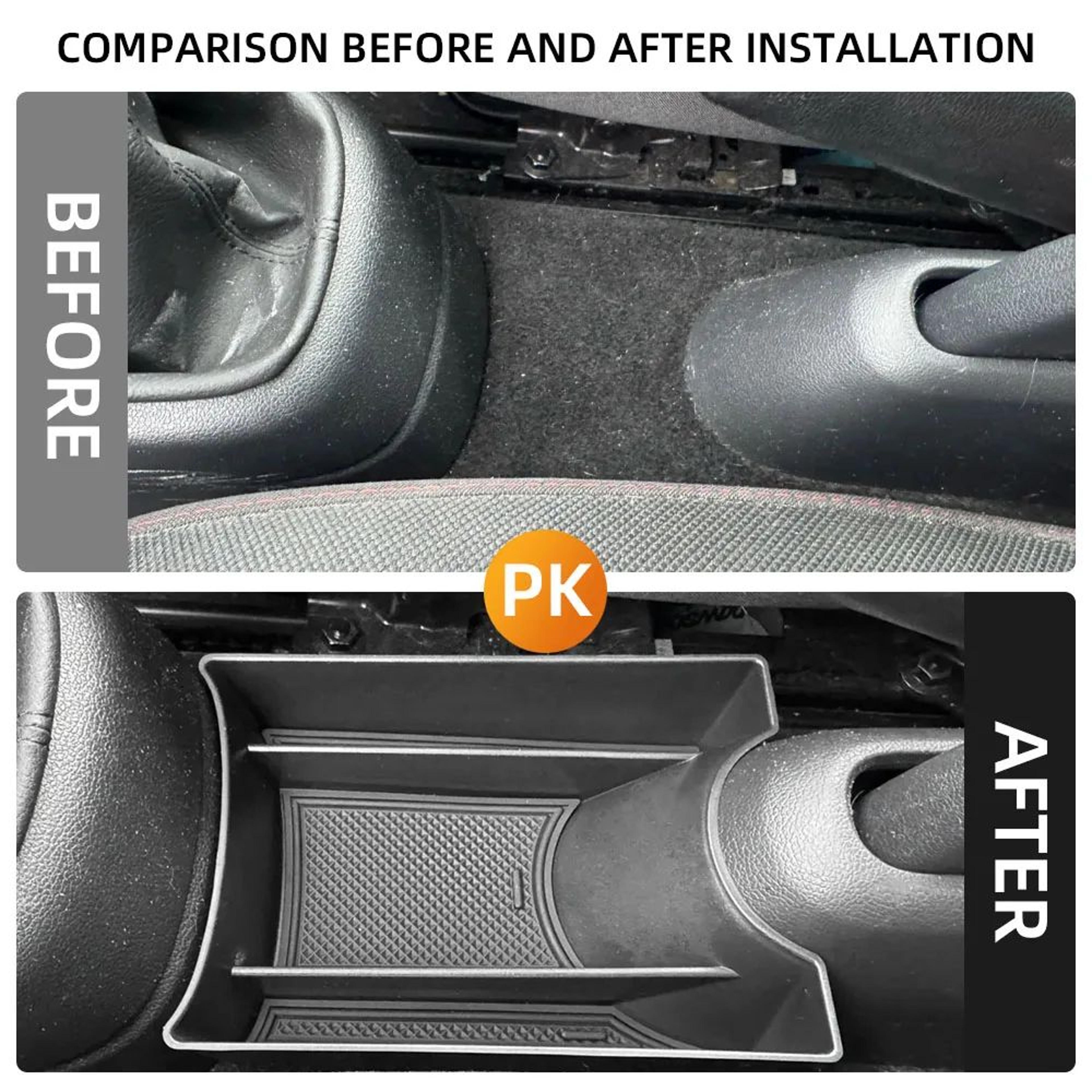 Volkswagen UP Center Console Armrest Storage Box 0