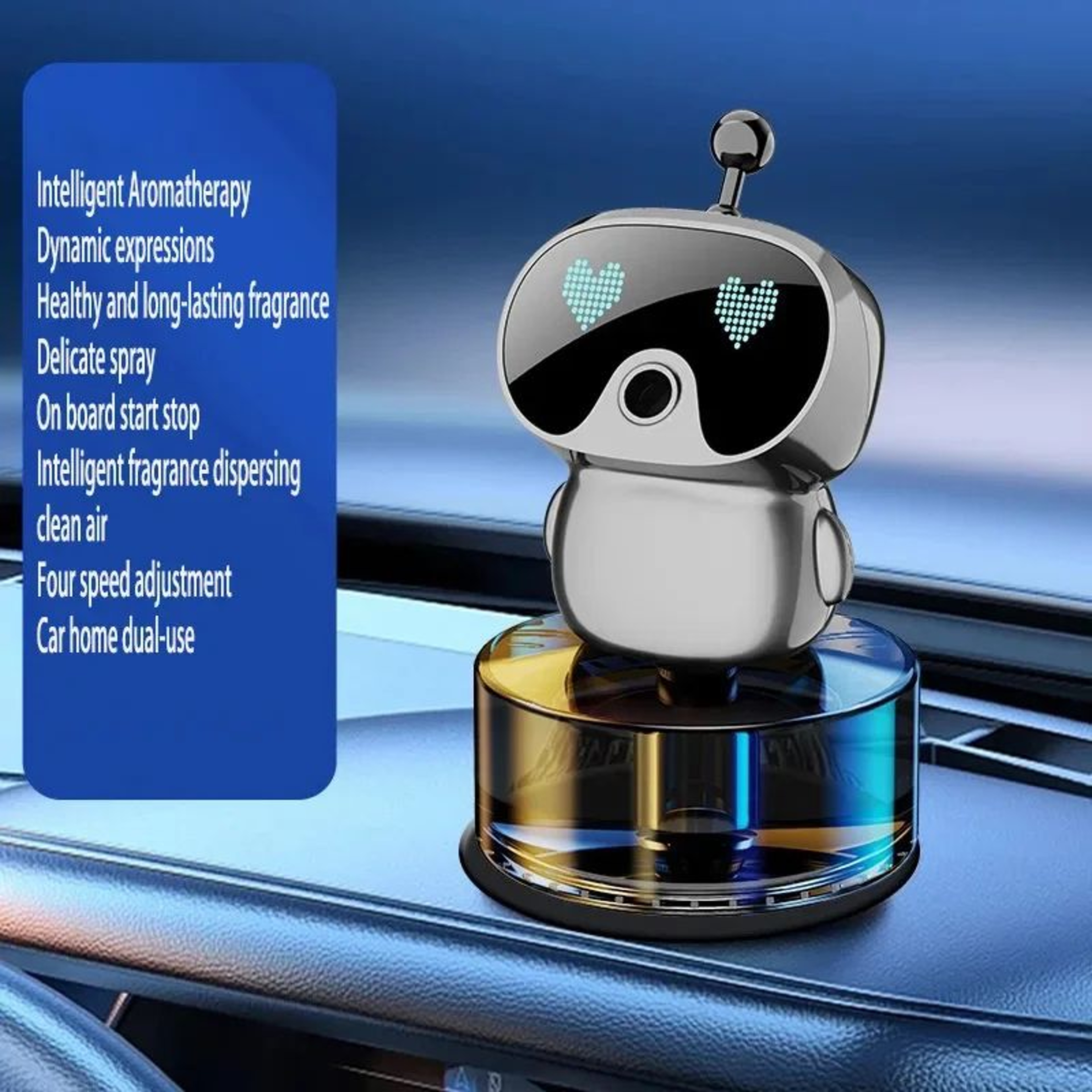 Smart AI Rechargeable Car Aroma Diffuser 19
