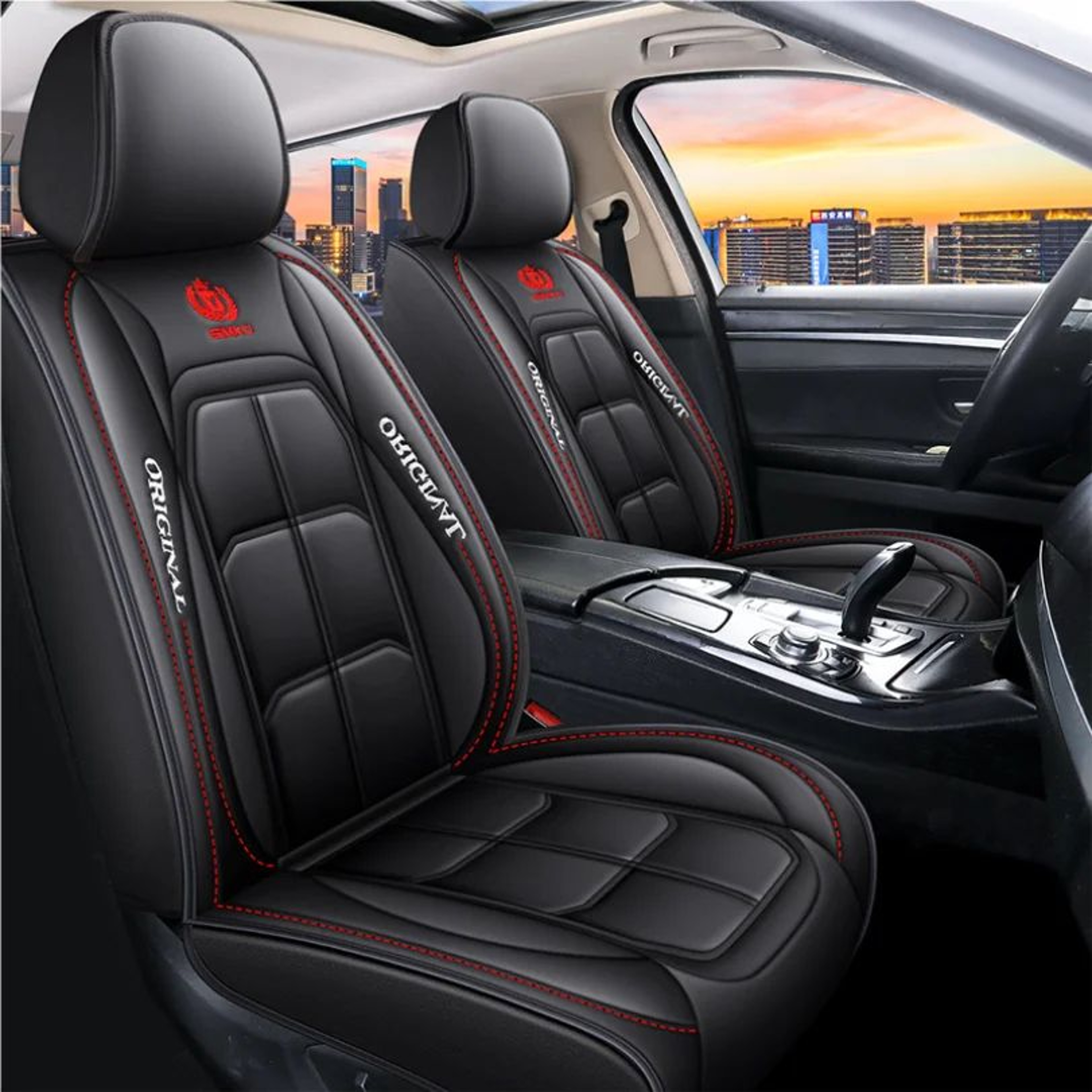 Universal Full Surround Leather Car Seat Cushion 7