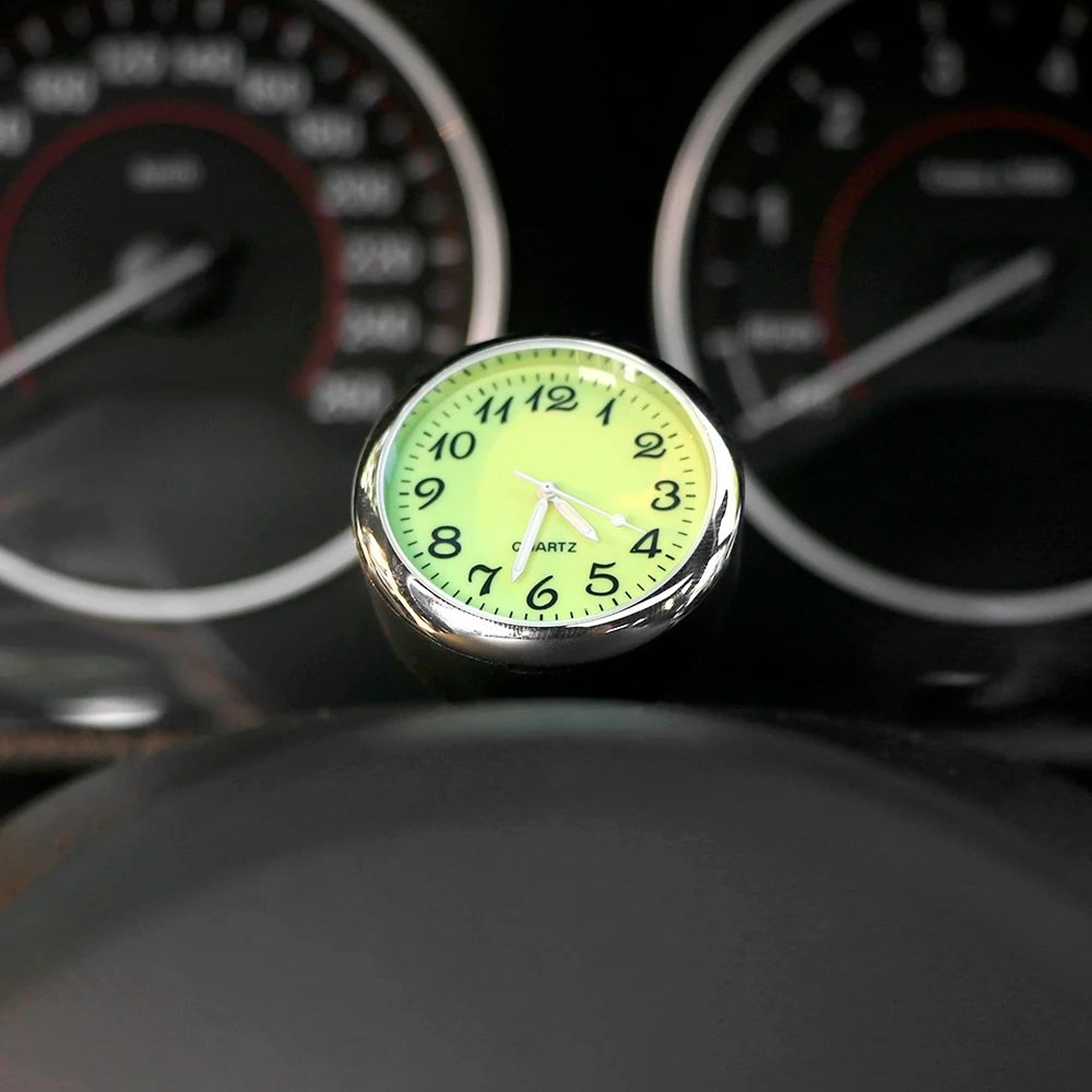 Luminous Car Clock Thermometer Hygrometer 2