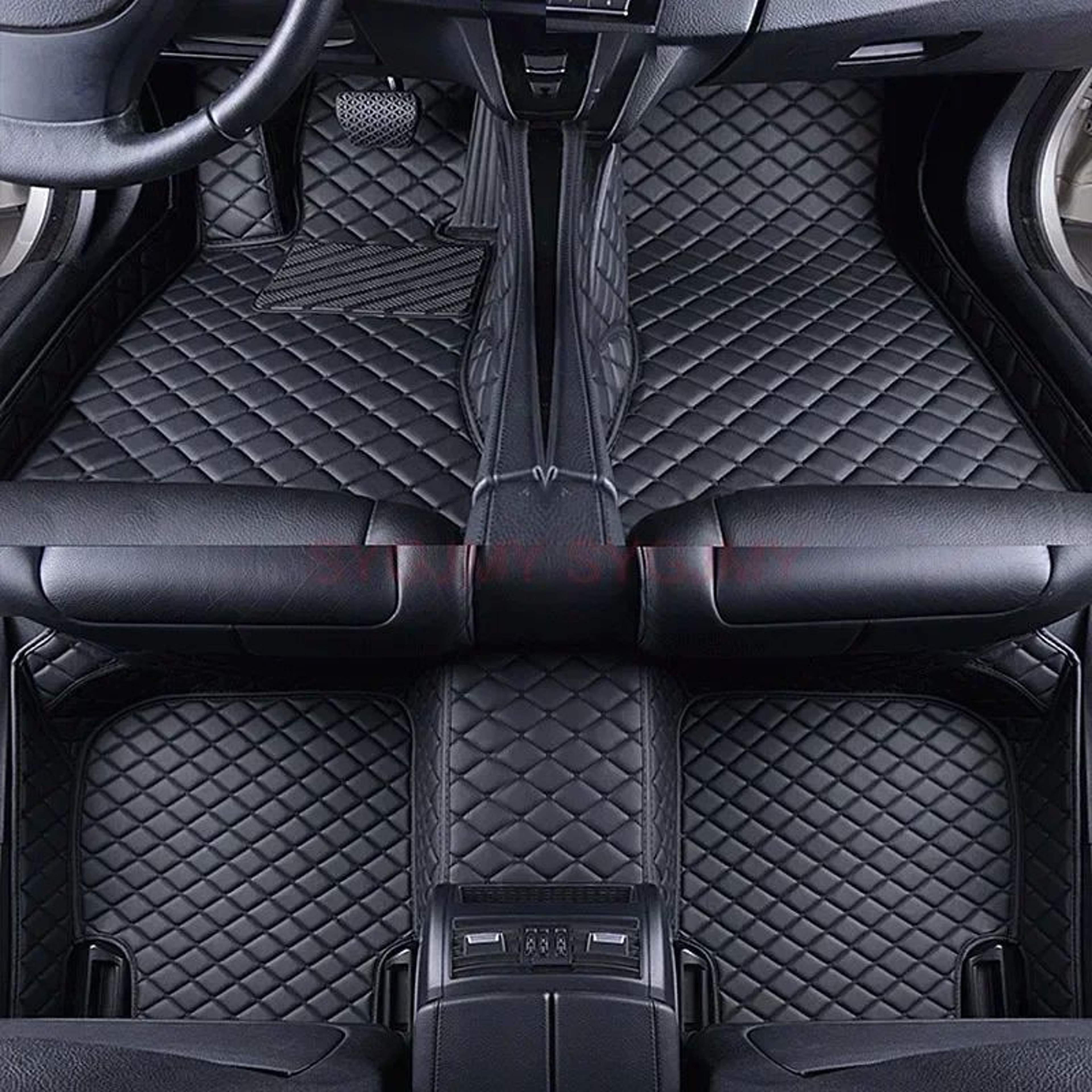 Custom 3D Artificial Leather Car Floor Mats 4