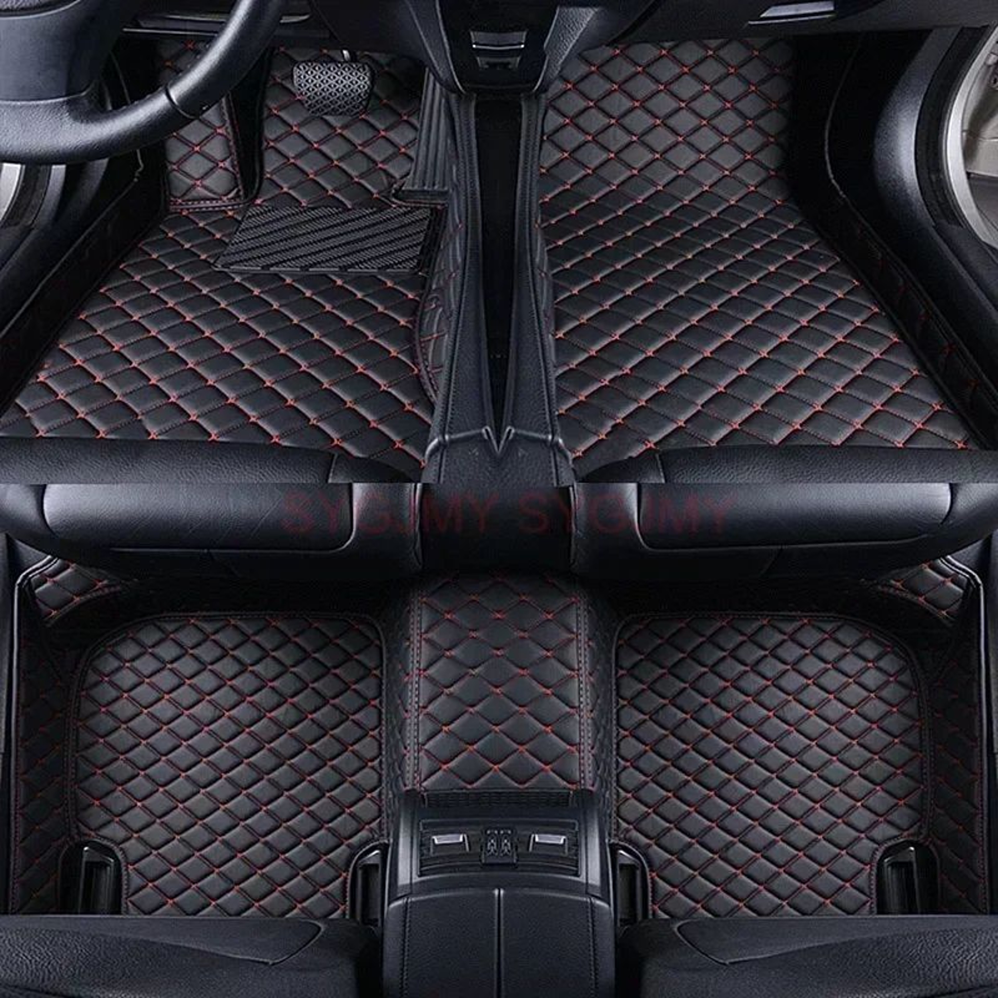 Custom 3D Artificial Leather Car Floor Mats 5