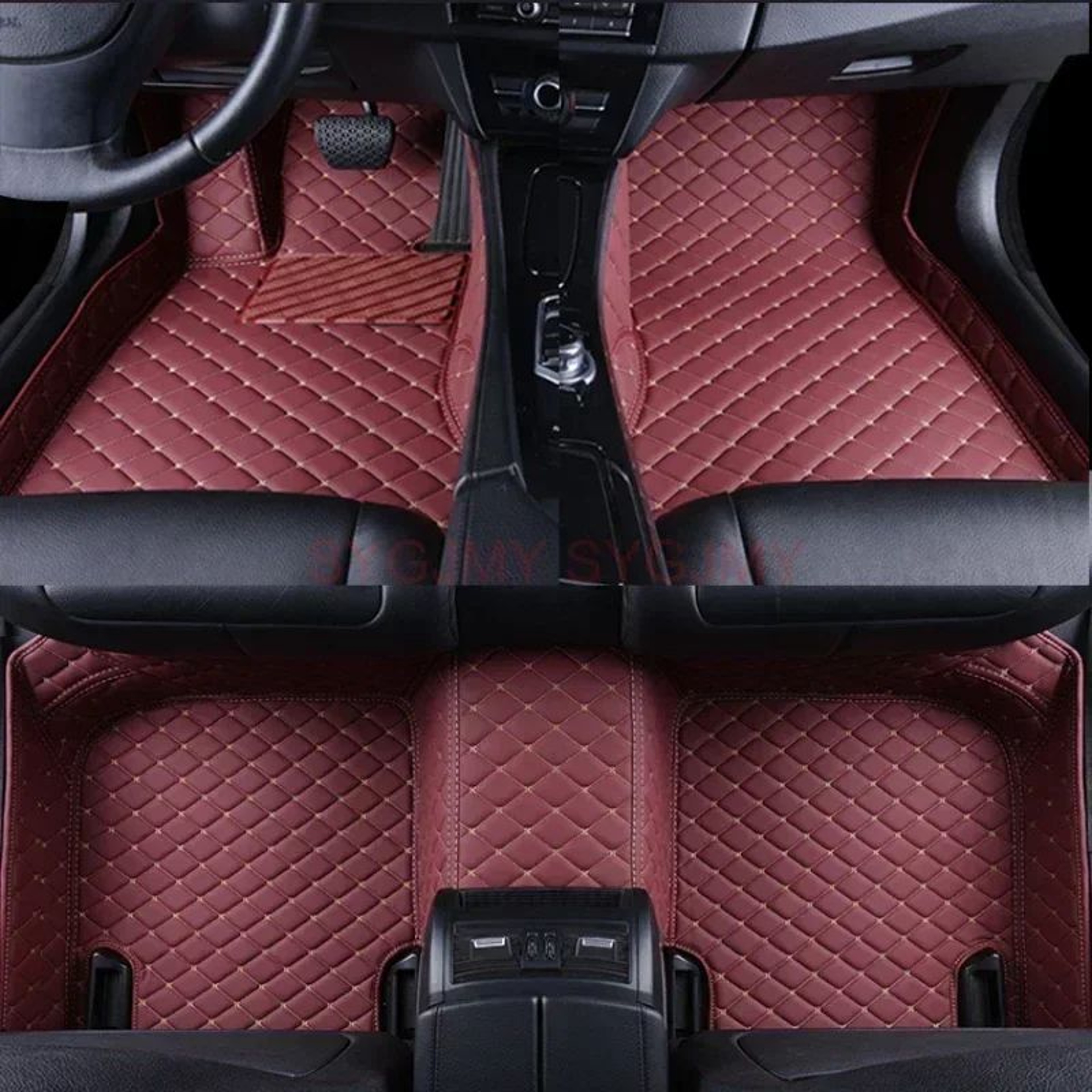 Custom 3D Artificial Leather Car Floor Mats 8
