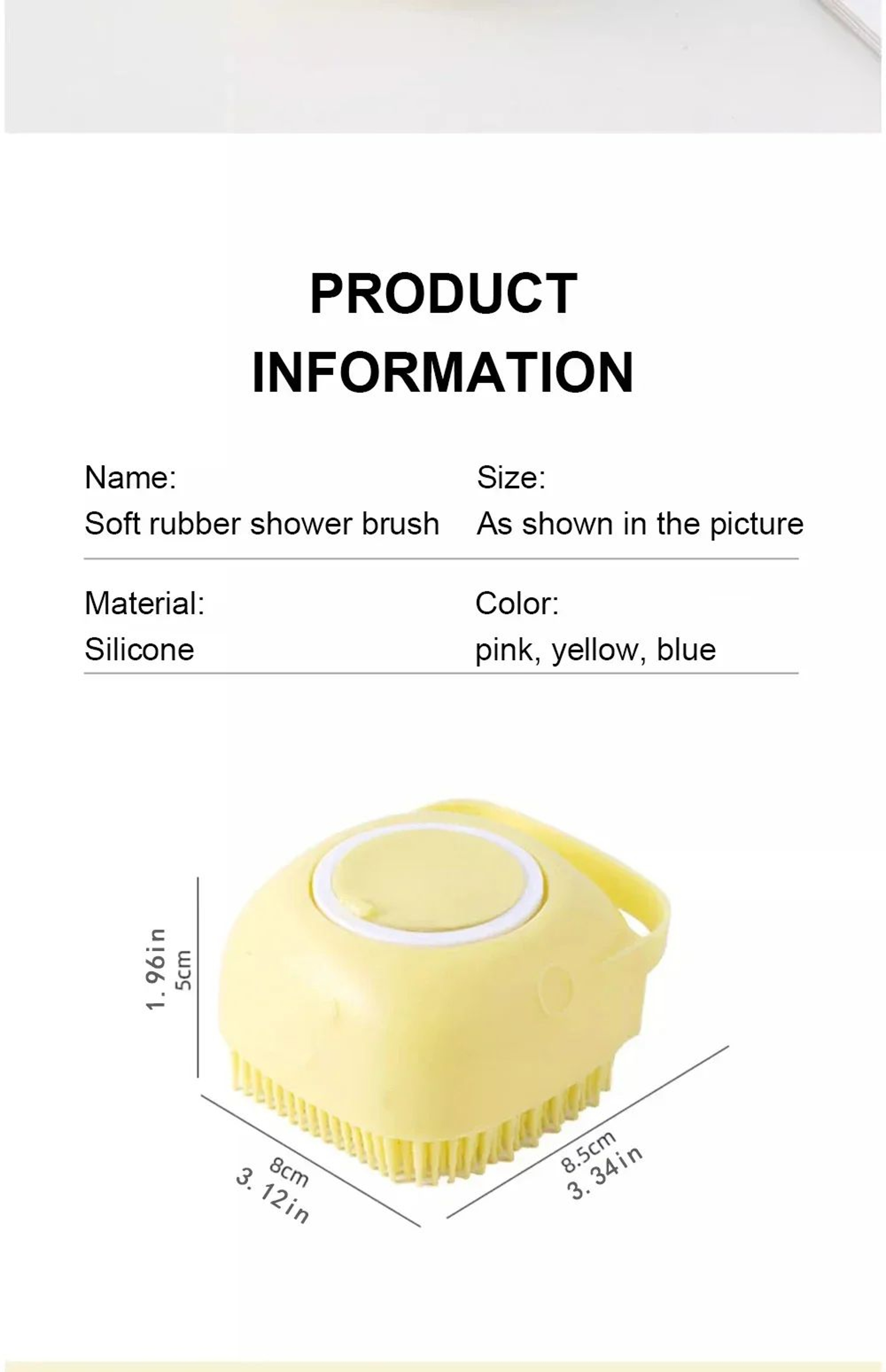 Soft Silicone Pet Bath Massage And Foaming Brush 9