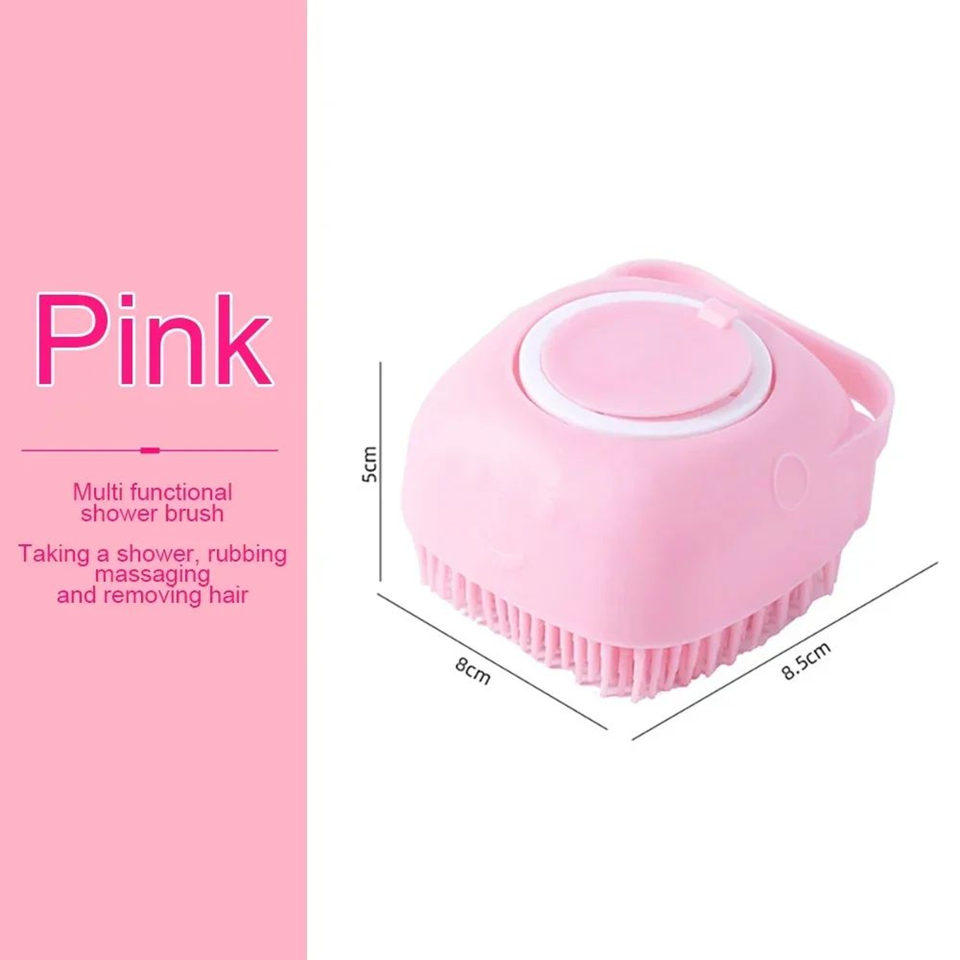 Soft Silicone Pet Bath Massage And Foaming Brush 15