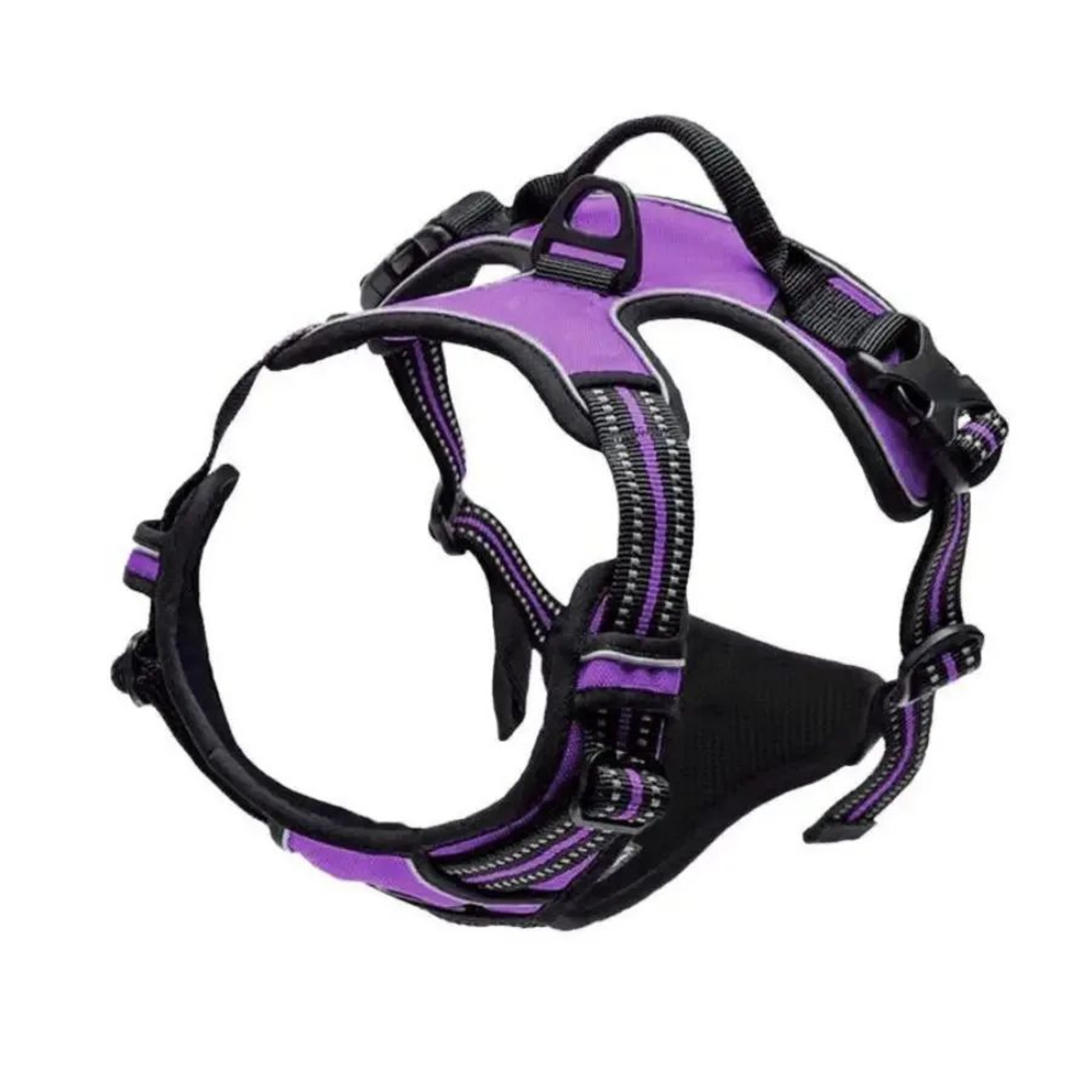 Leather Dog Harness Collar And Leash Set 12