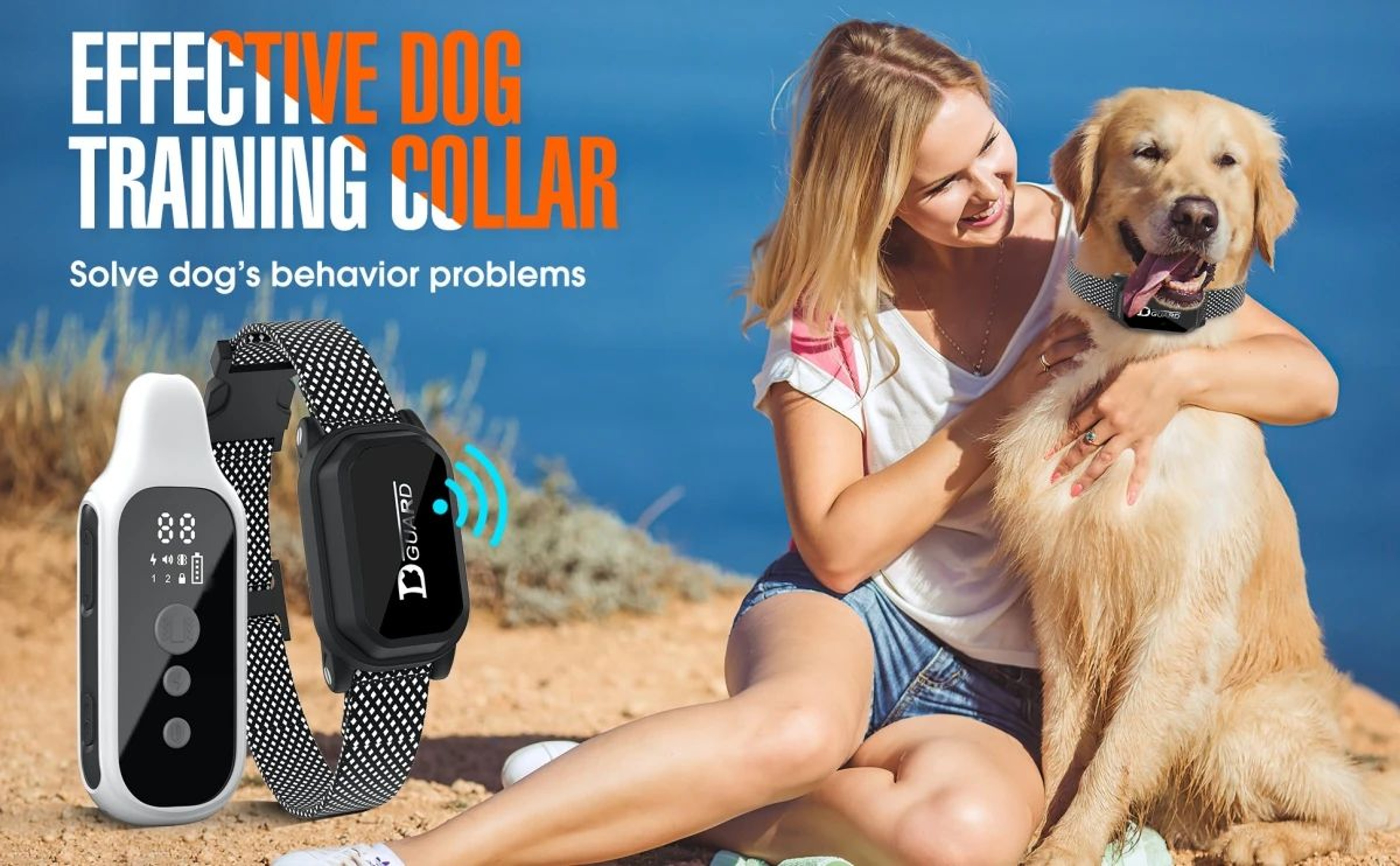 800M Waterproof Rechargeable Dog Training Collar 6