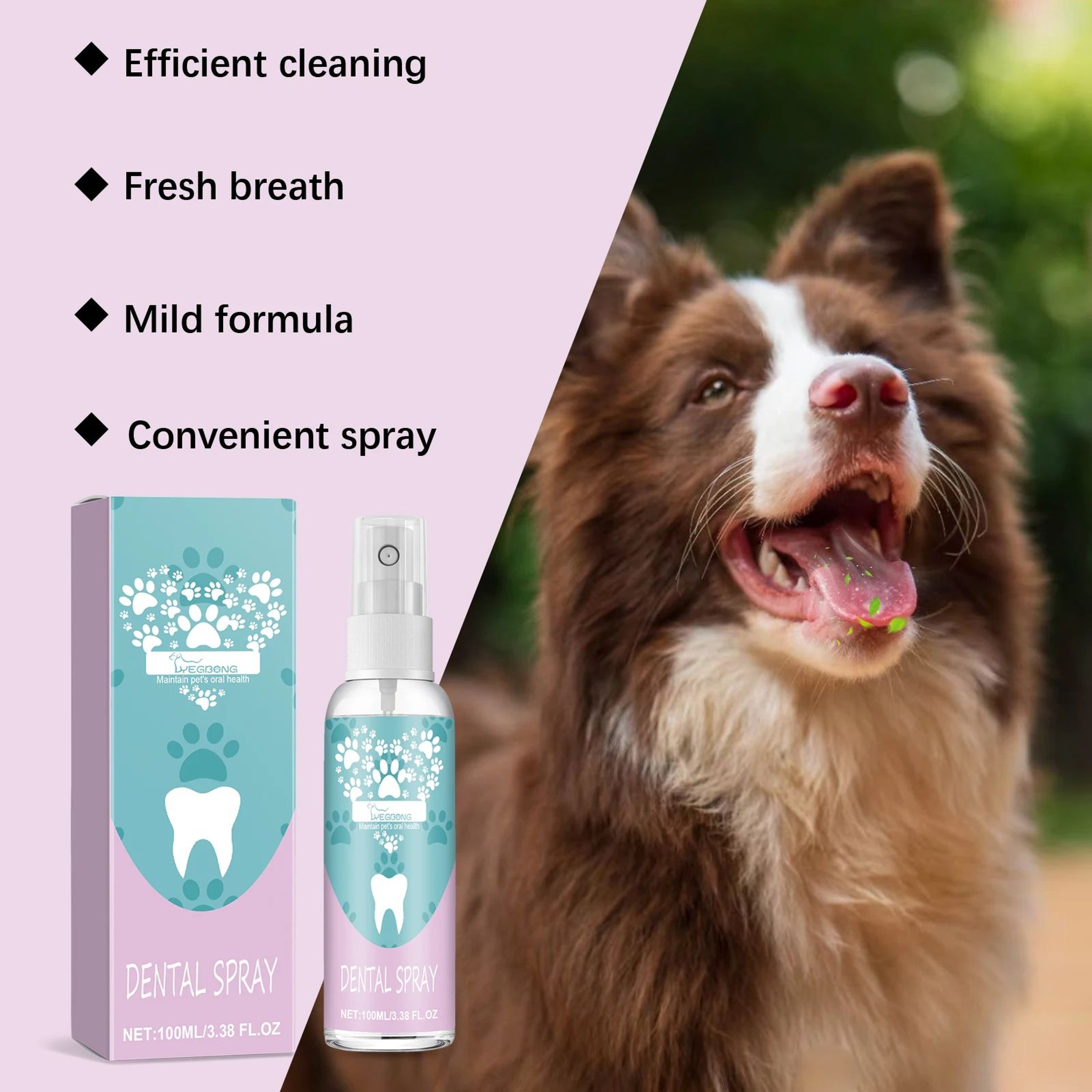 Pet Teeth Cleaning Spray For Fresh Breath 10