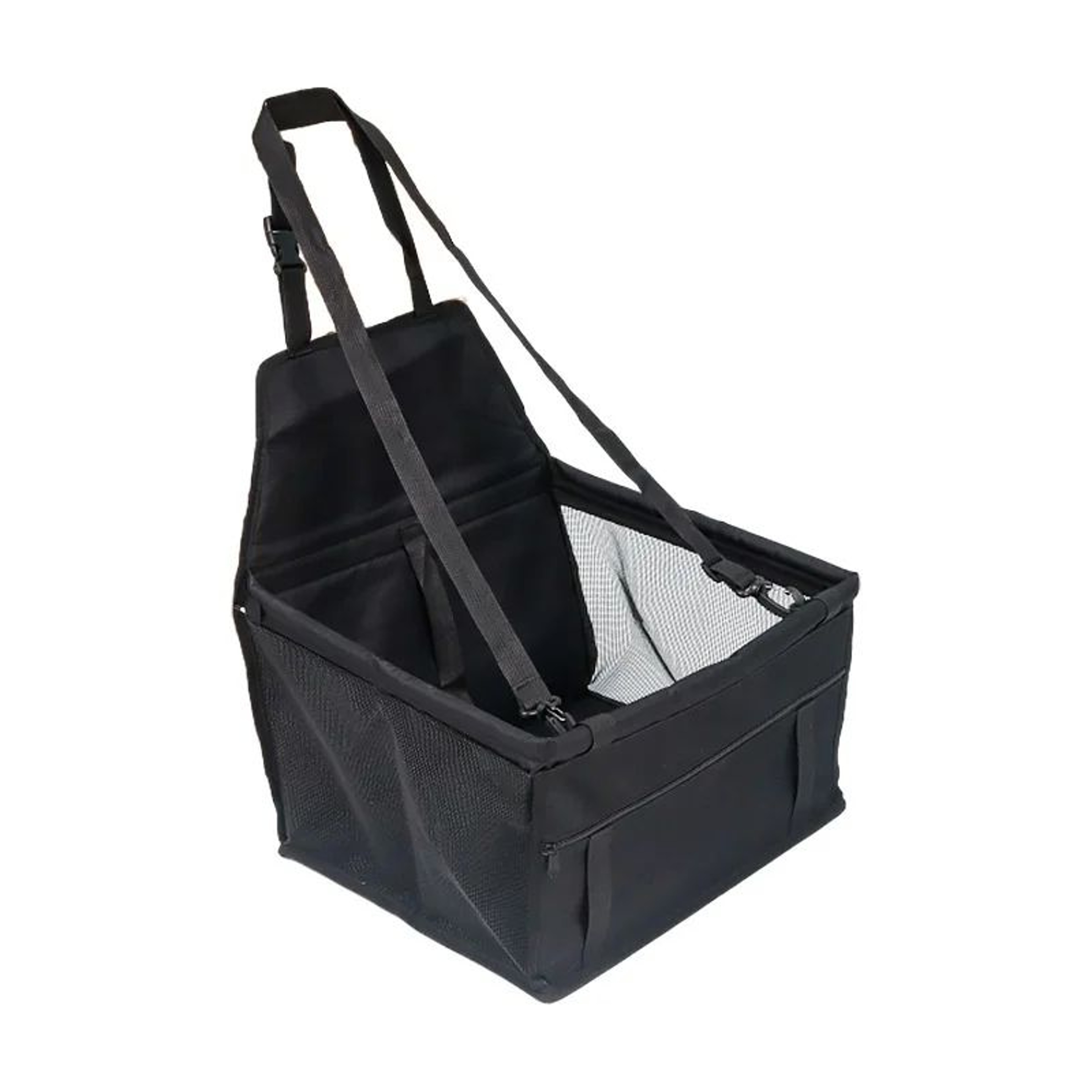 Foldable Dog Car Seat Hammock With Safety Harness 9