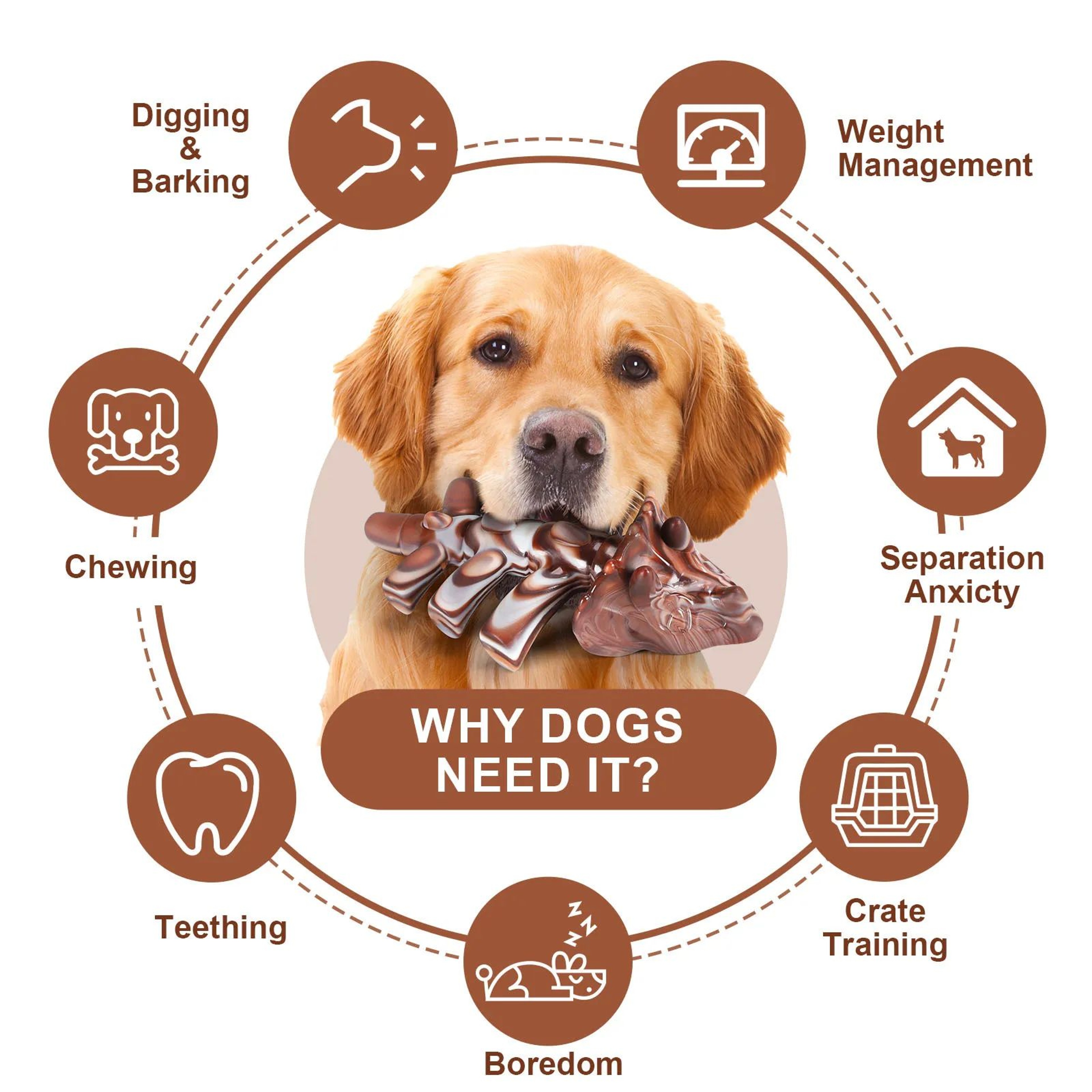 Durable Beef Flavor Dog Chew Toy For Interactive Play 10