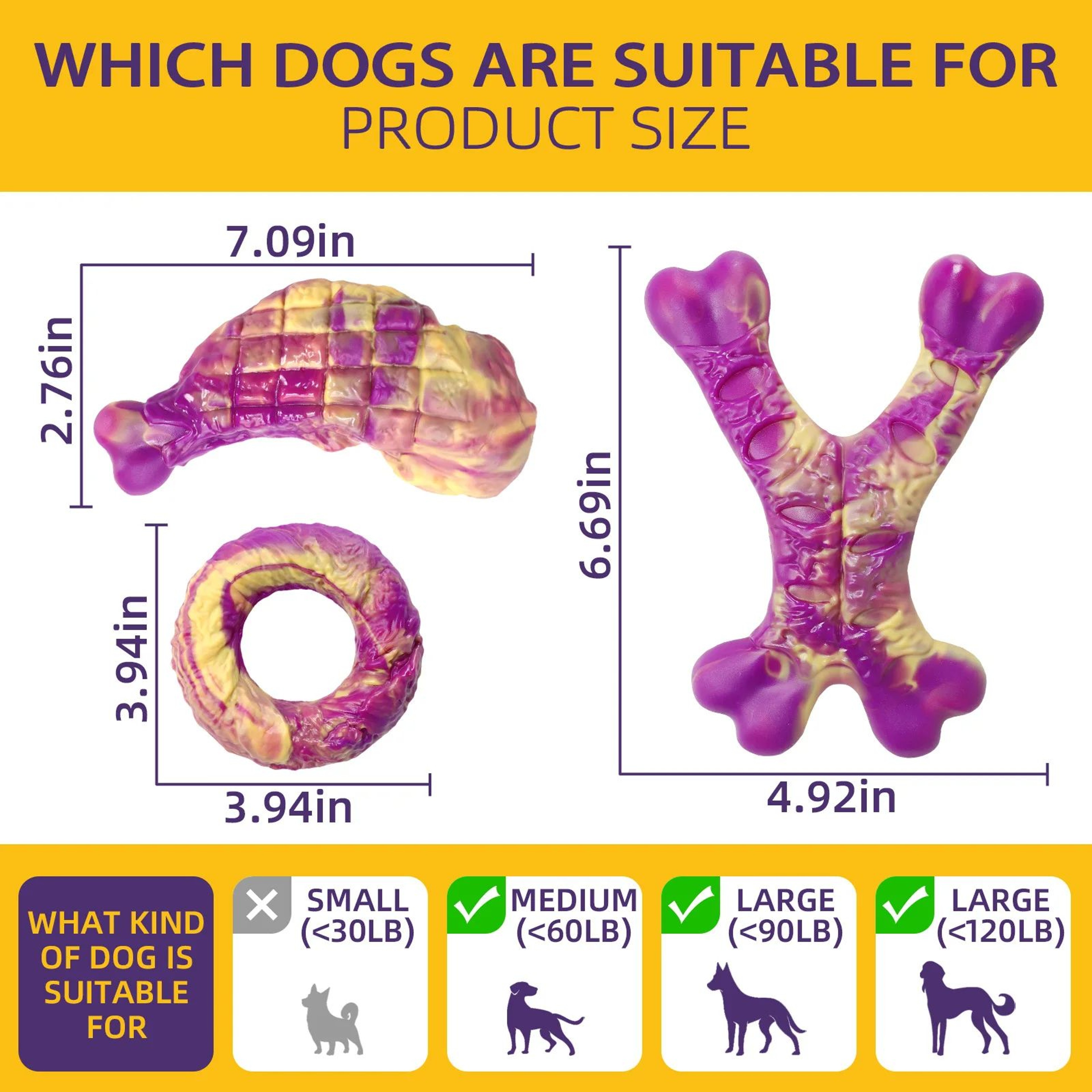 Durable Beef Flavor Dog Chew Toy For Interactive Play 14