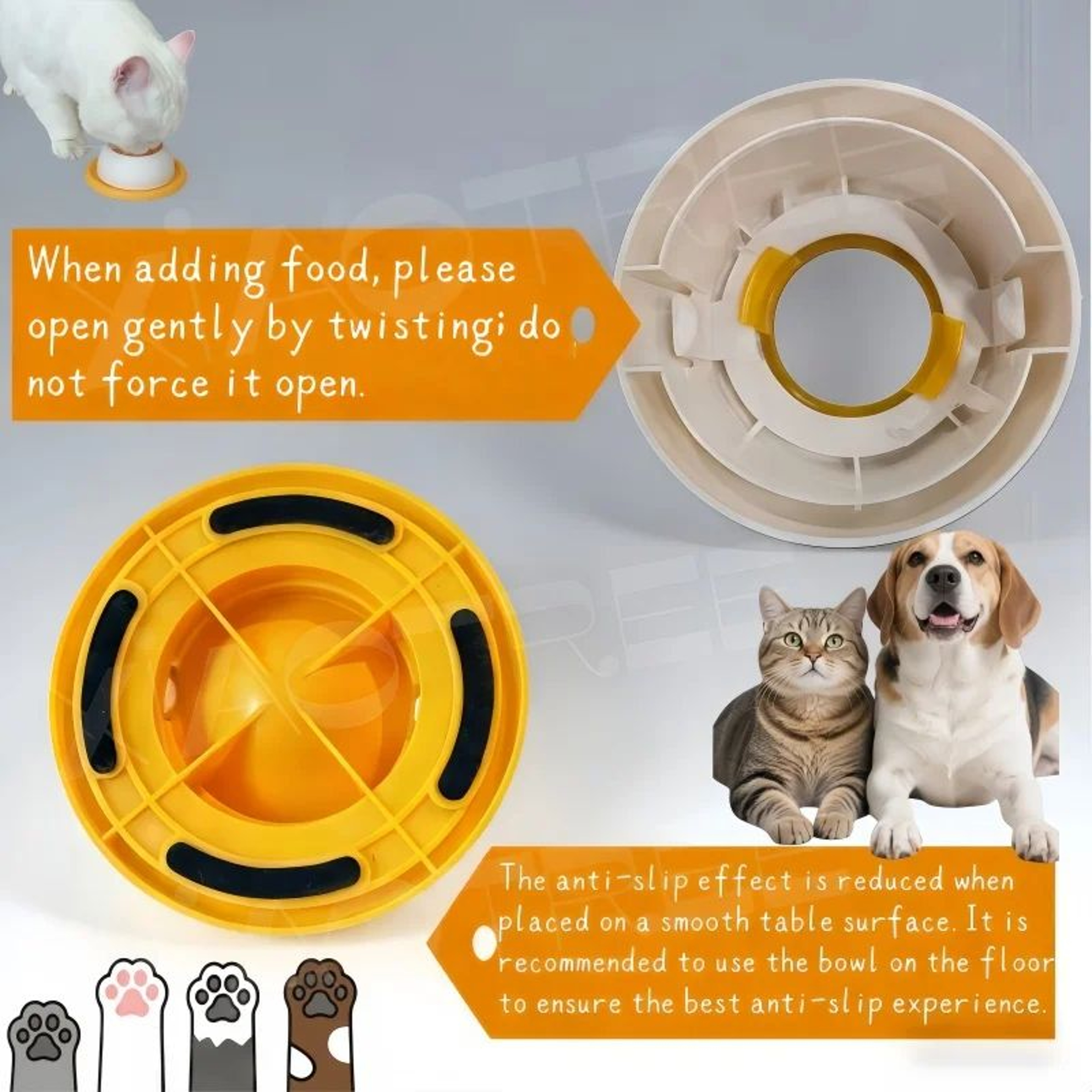 Interactive Slow Feeder Licking Bowl For Pets 5