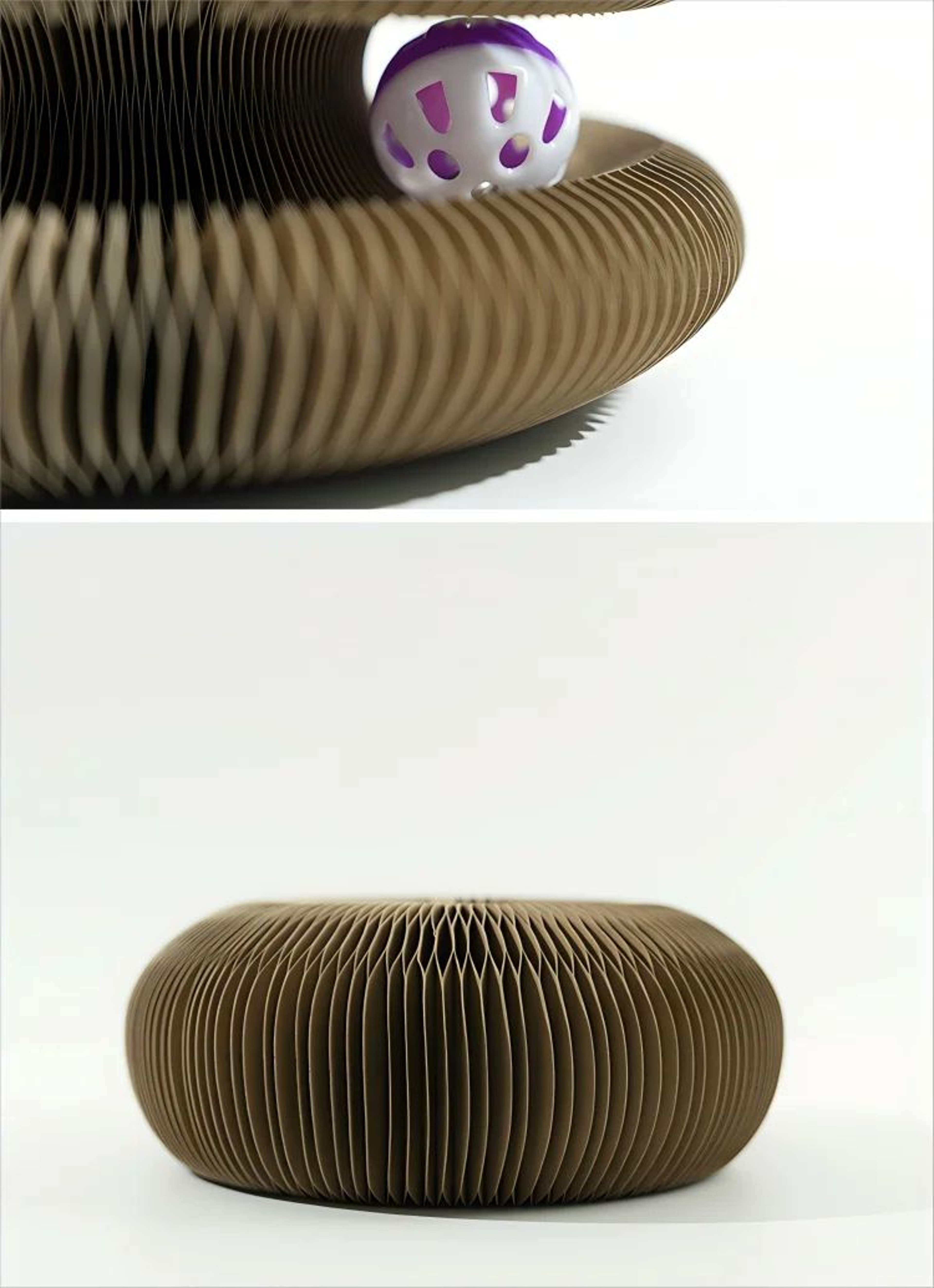 Foldable Magic Organ Cat Scratching Board Bed 9
