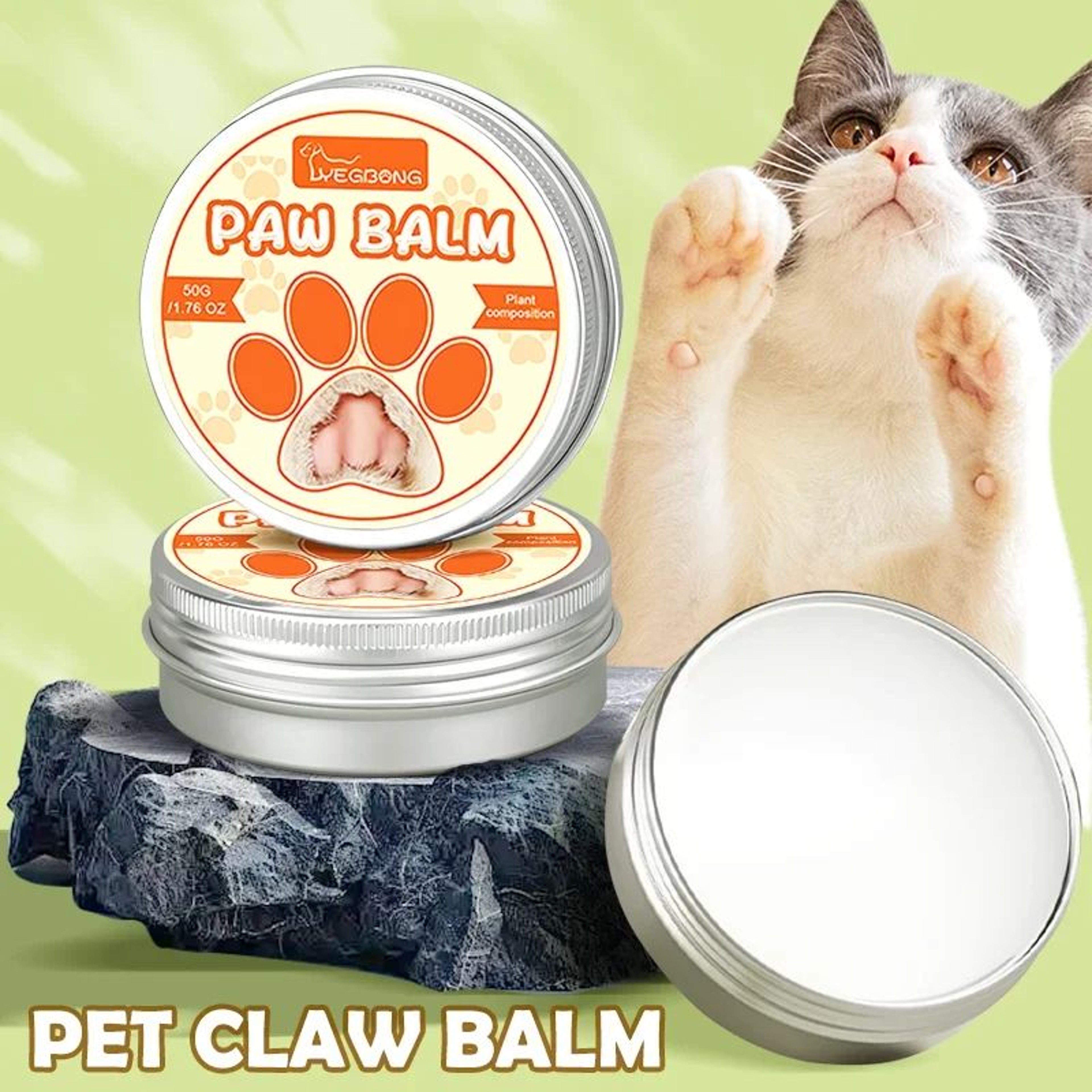Natural Pet Paw Balm Moisturizer For Dogs And Cats 1