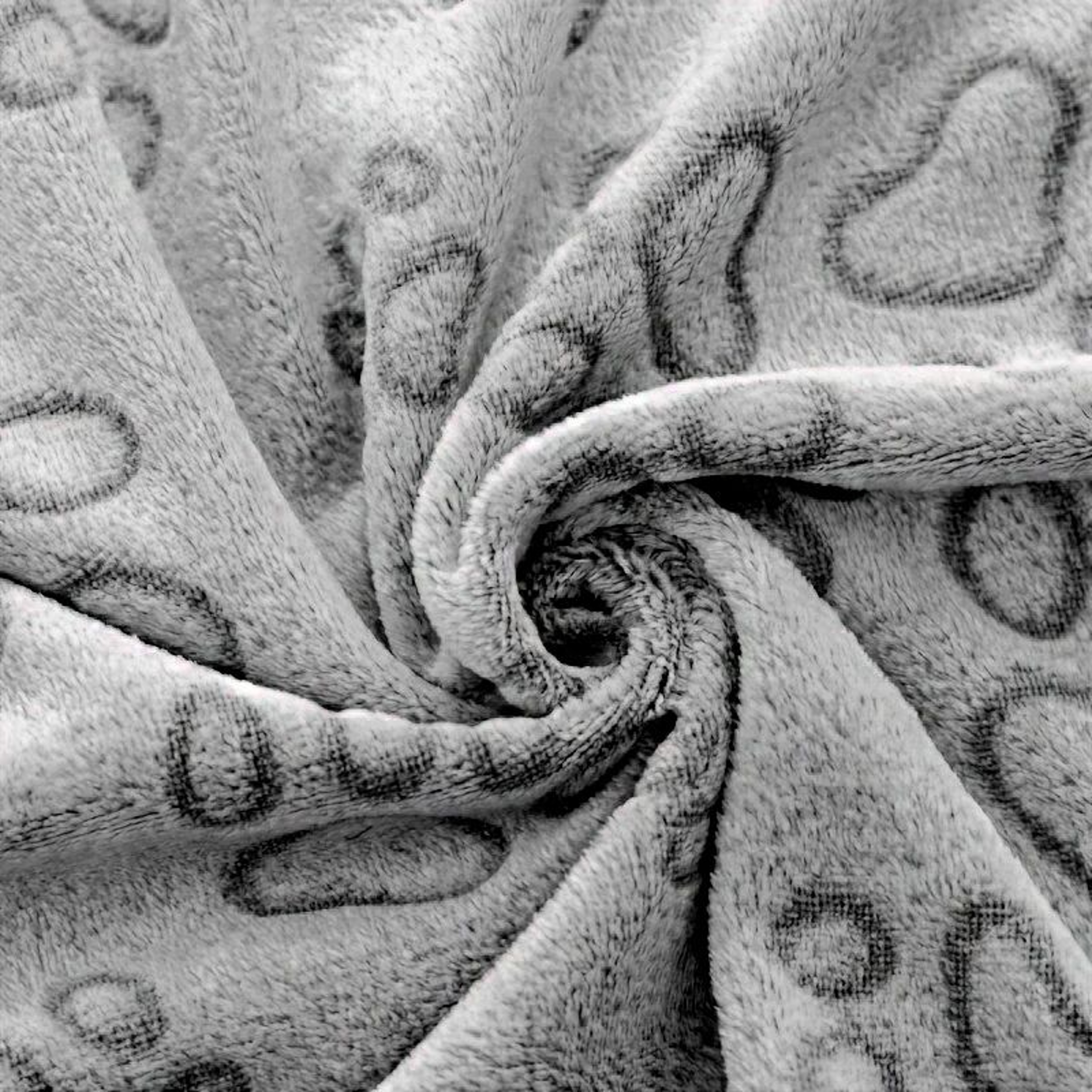 Cozy Paw Print Plush Pet Blanket Bed Mat 6