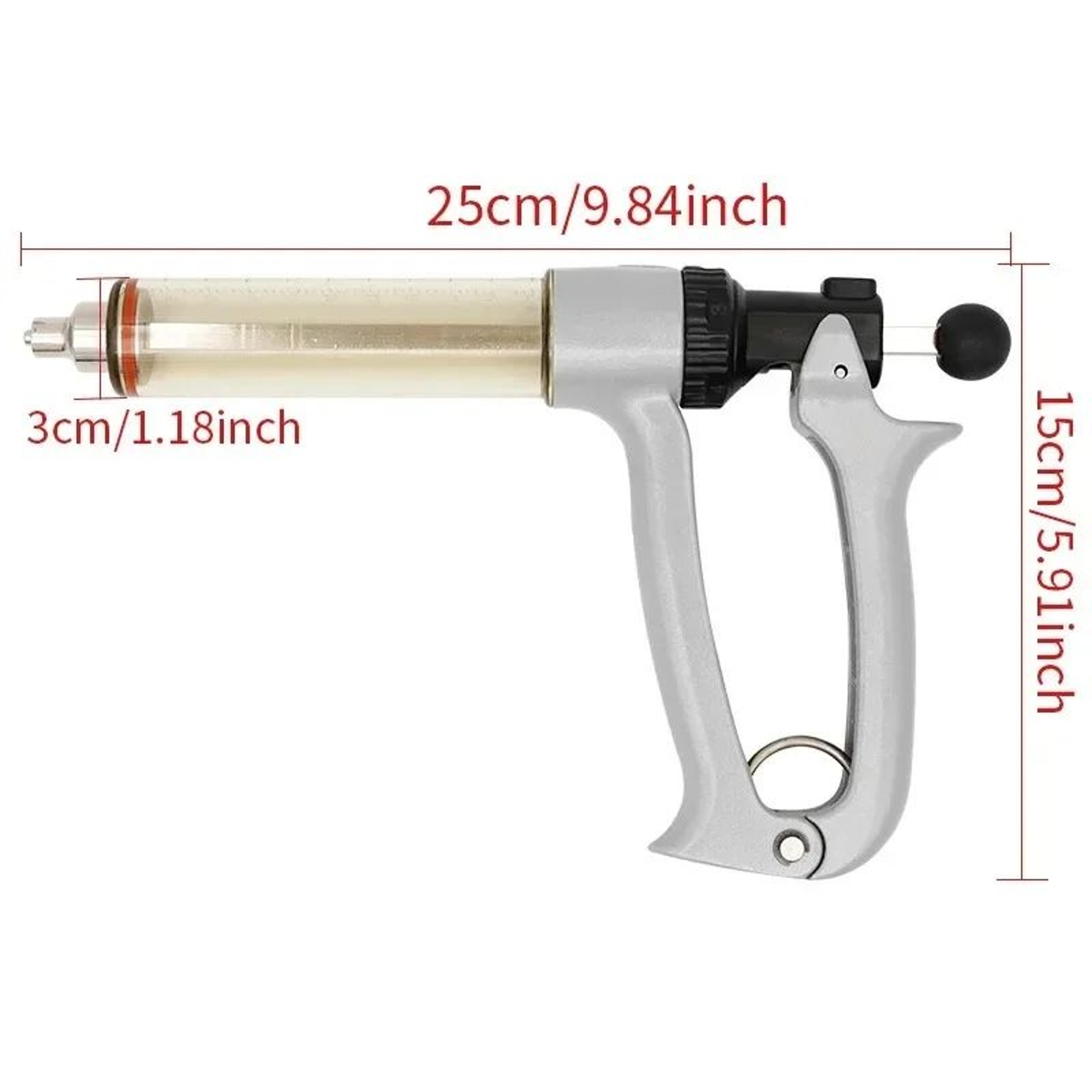 Semi Automatic Veterinary Vaccine Injection Syringe 1