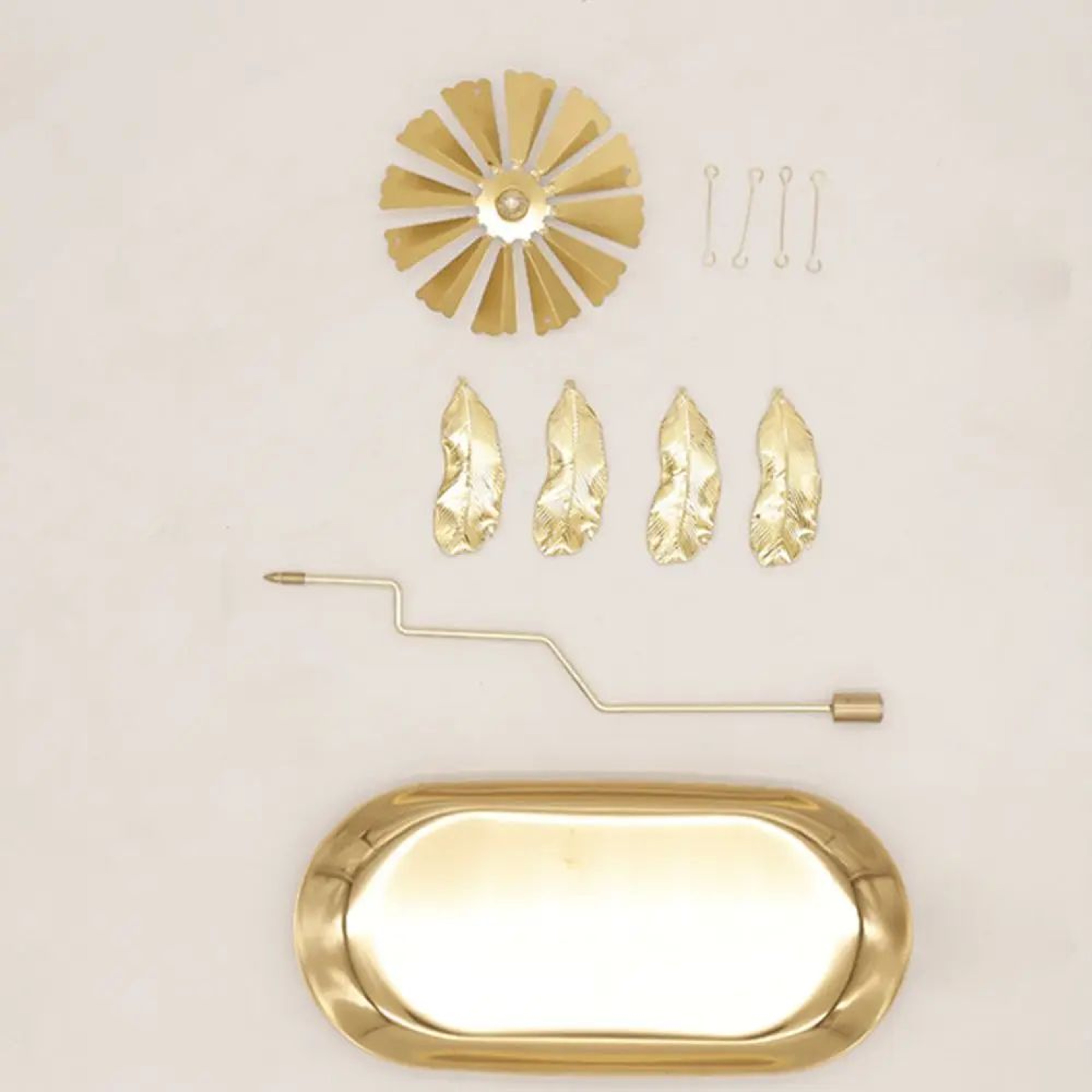 Gold Rotating Tealight Candle Holder 4