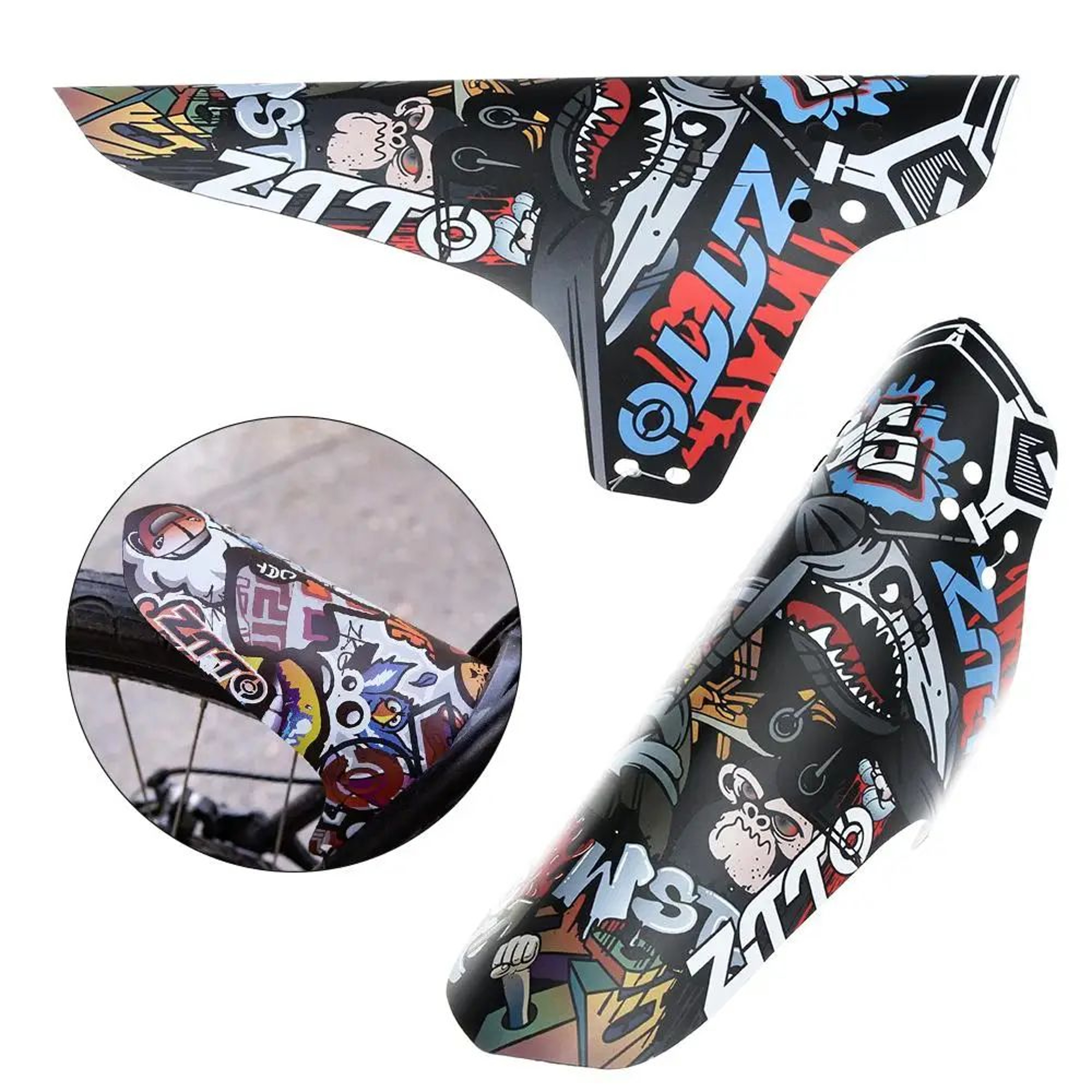 Universal MTB Bike Fender Mudguard Set 1