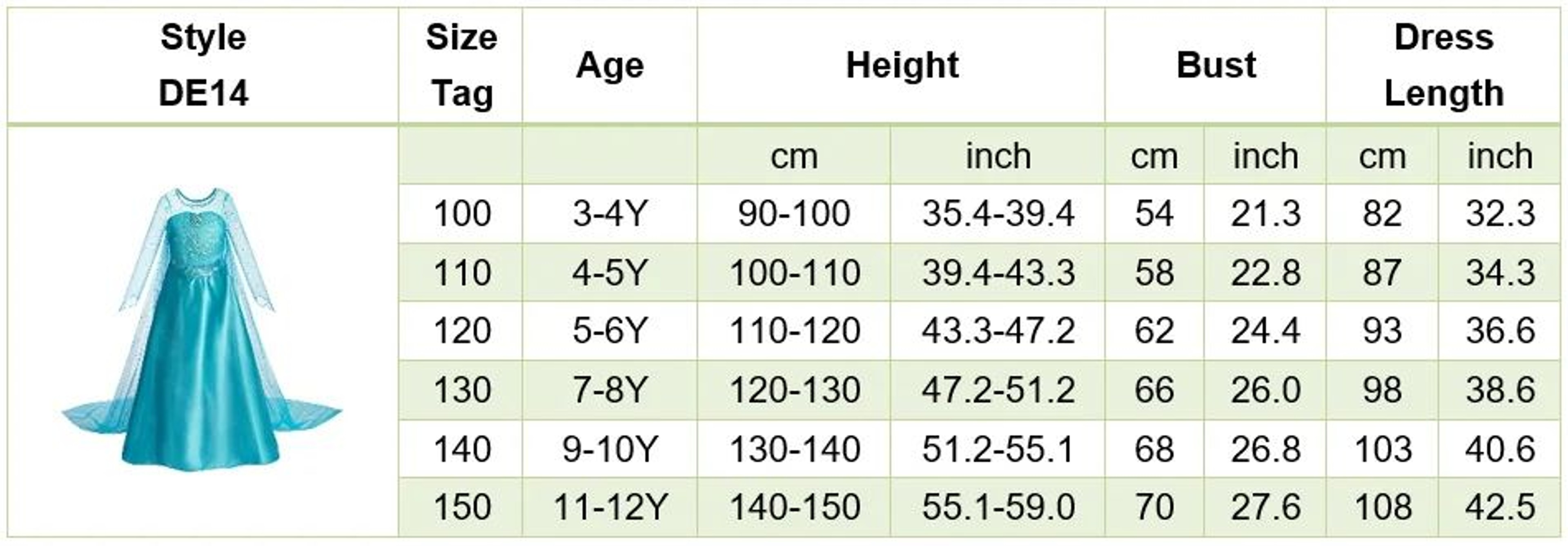 Girls Princess Cosplay Dress Costume For Kids 23