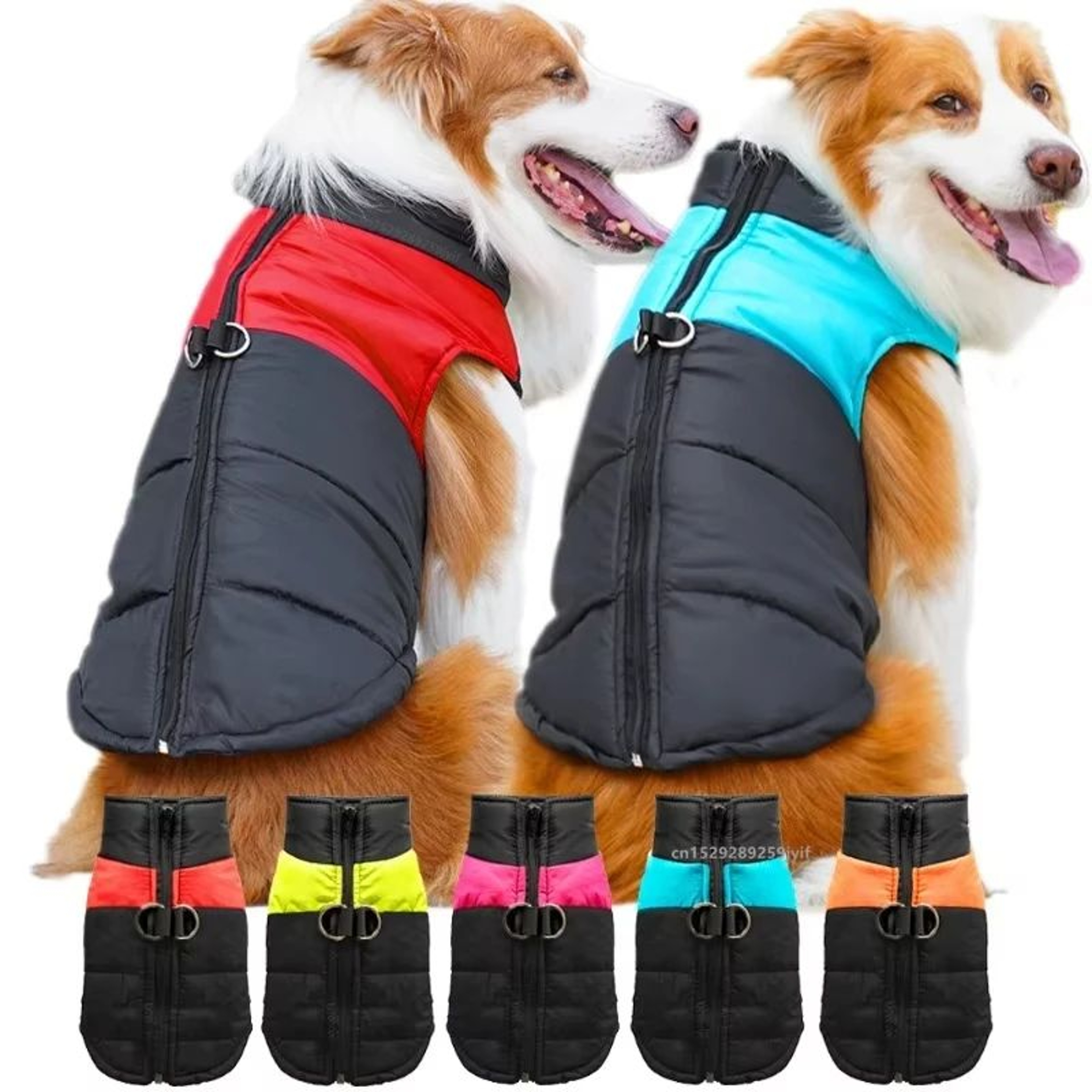 Waterproof Warm Dog Winter Jacket Vest 0