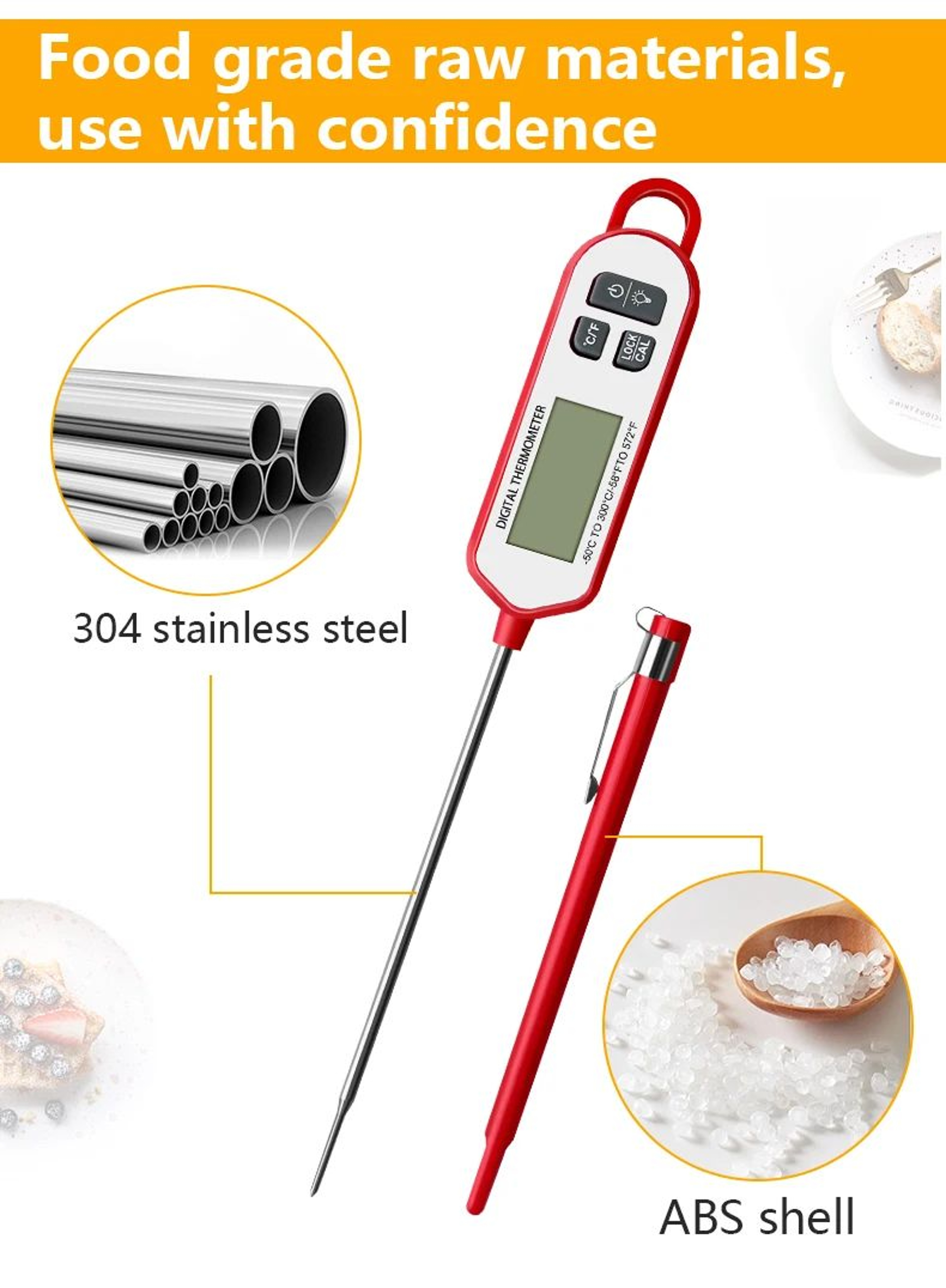 Professional Digital Meat Thermometer For BBQ And Kitchen 9