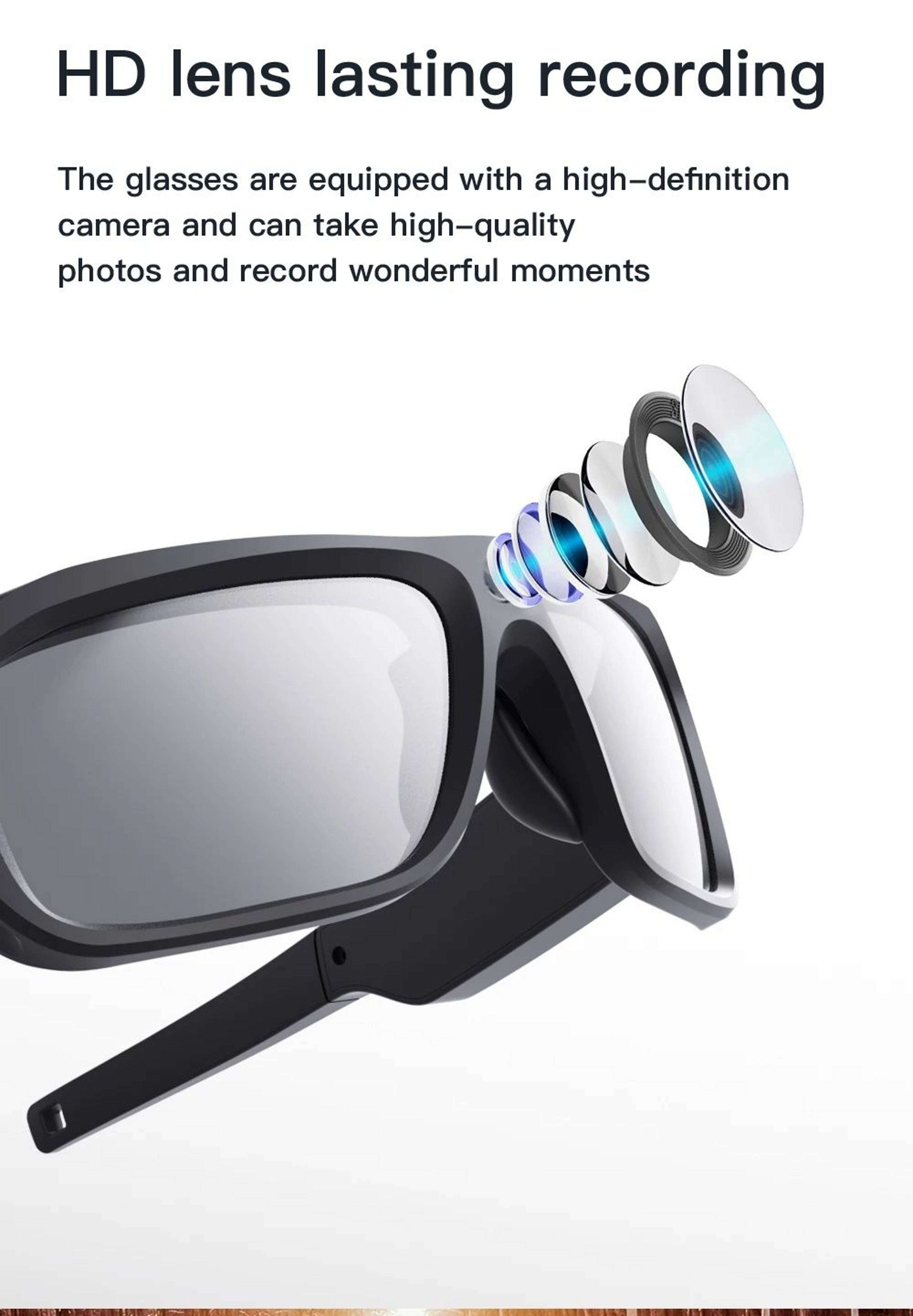4K HD Smart Glasses Camera For Driving And Cycling 7