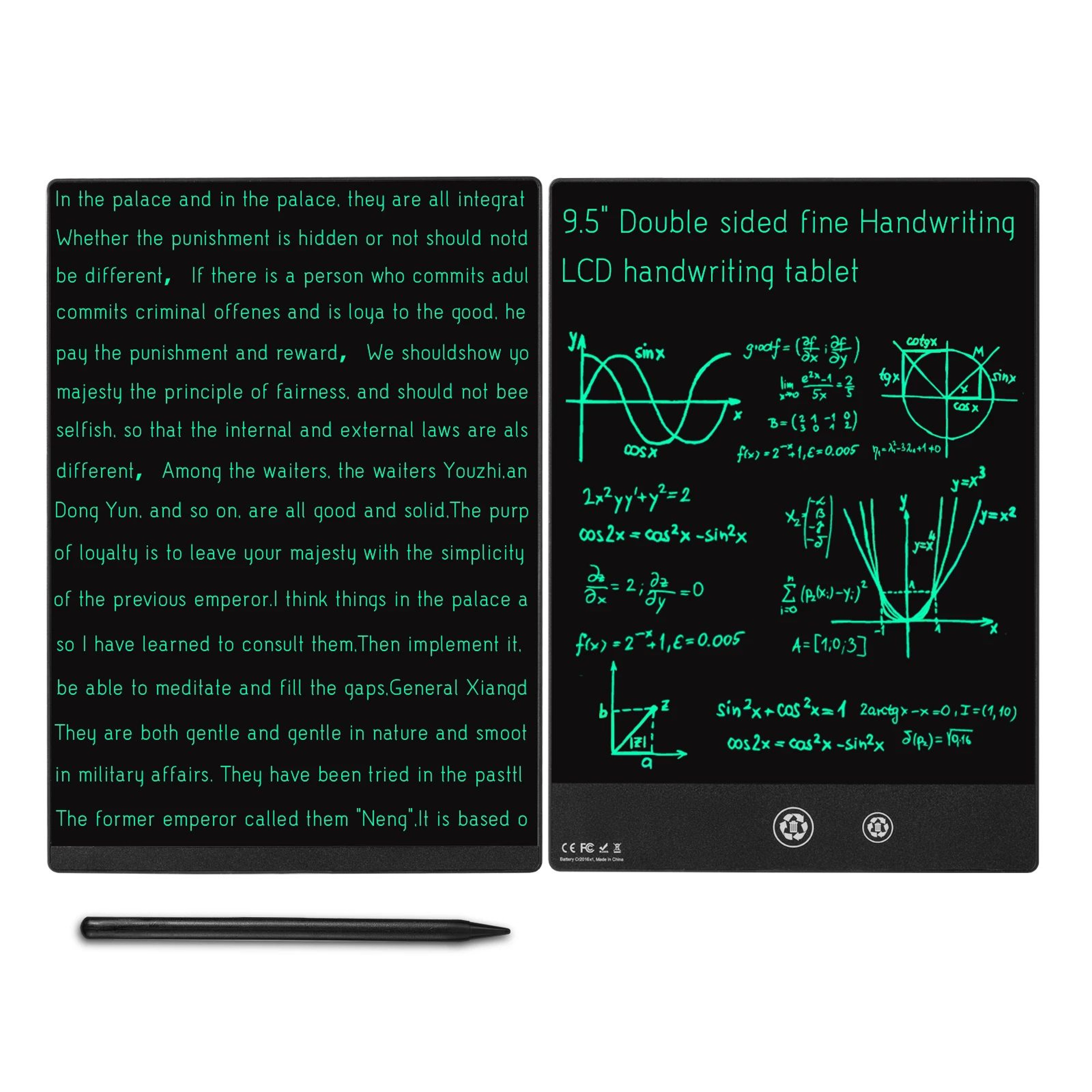 95 Inch LCD Writing Tablet Electronic Drawing Board 9