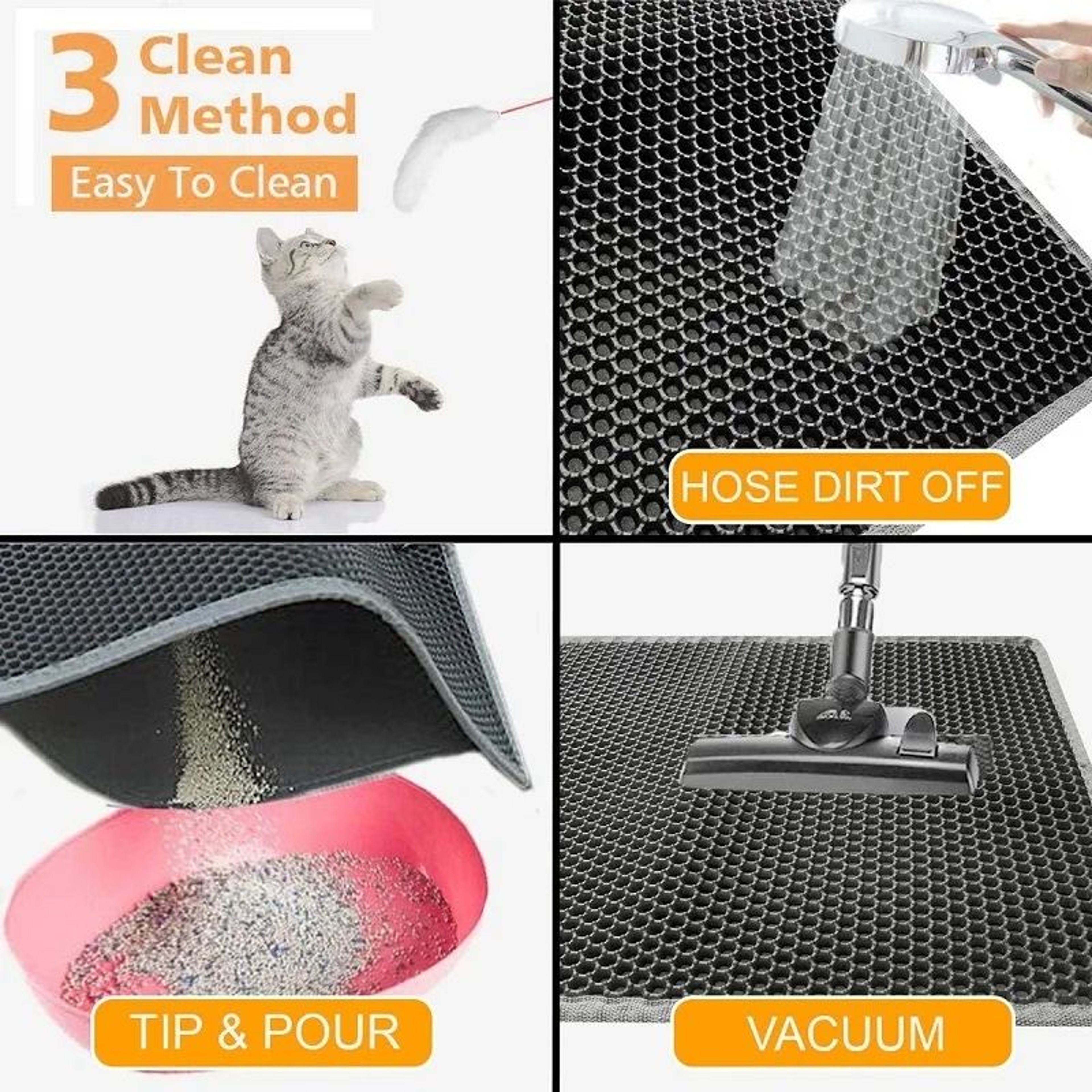 Double Layer Waterproof Pet Cat Litter Mat 8