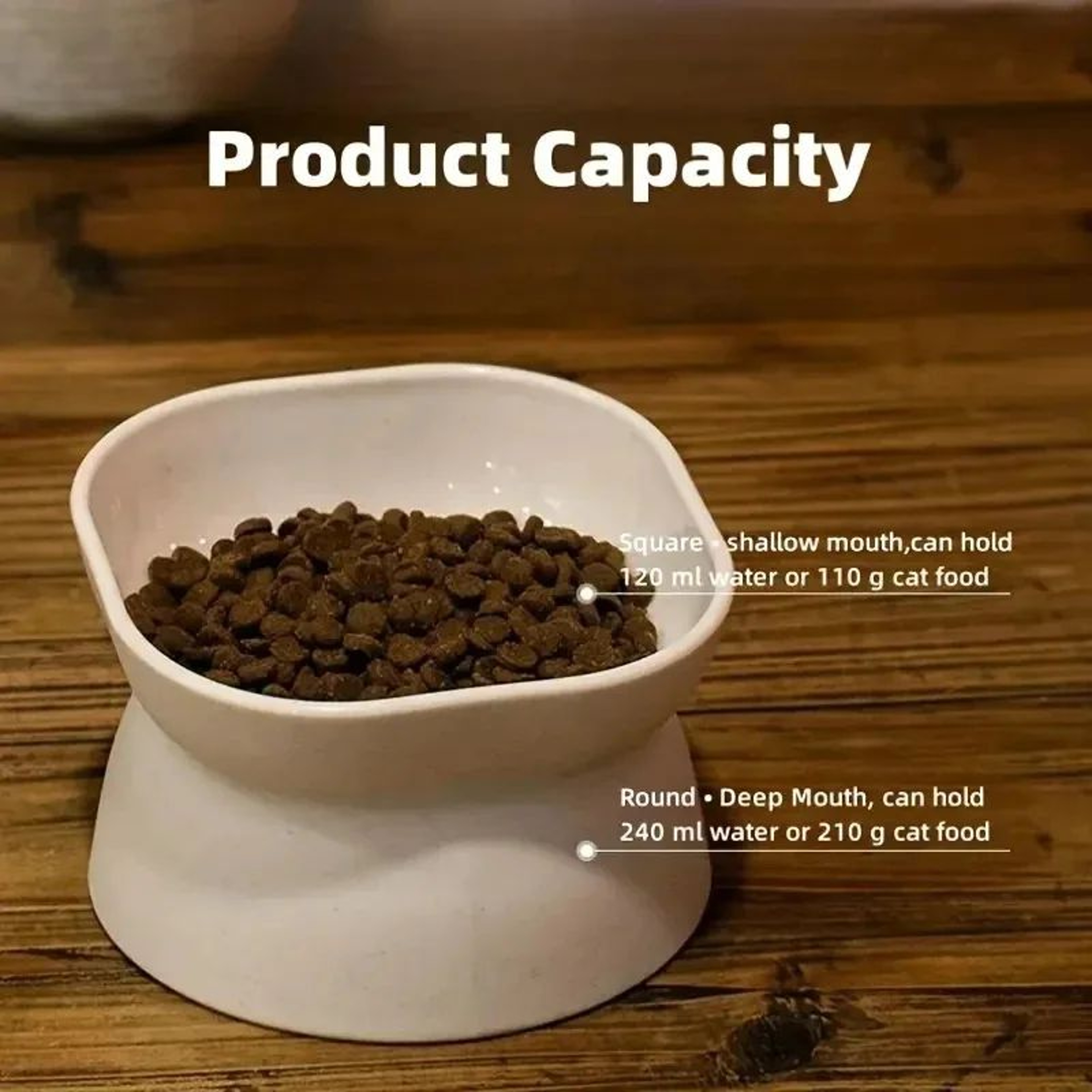 Elevated Anti Rollover Cat Bowl 4