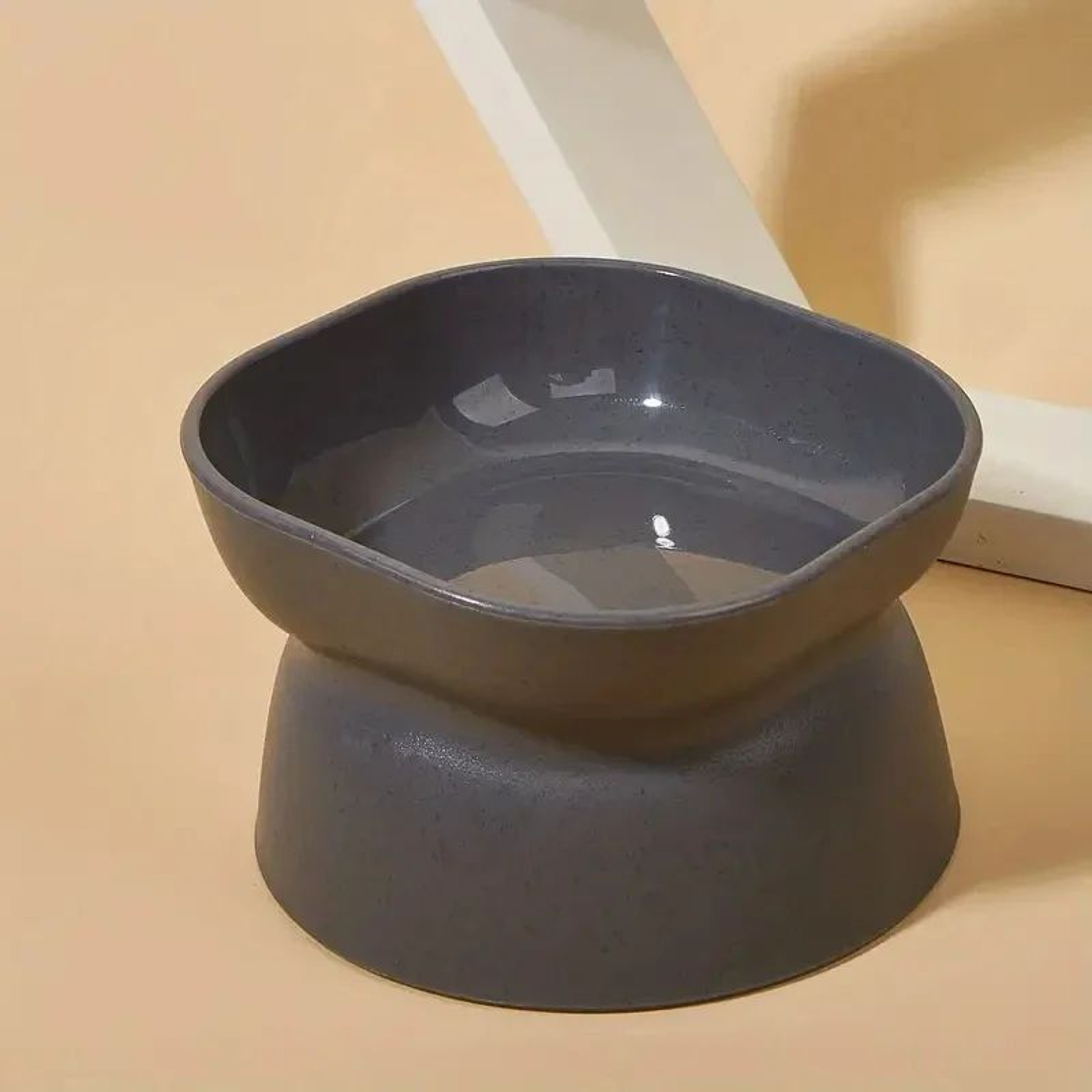 Elevated Anti Rollover Cat Bowl 7