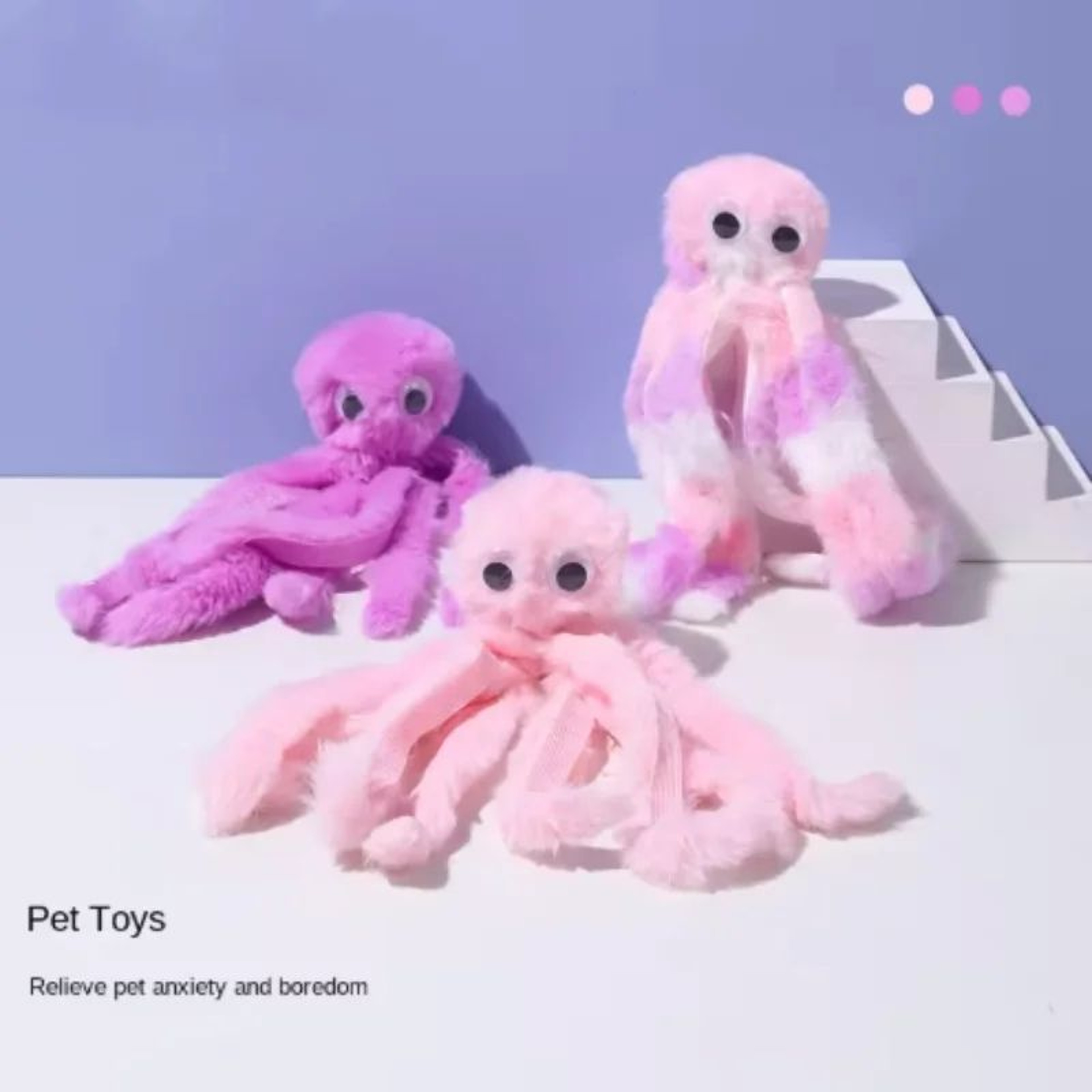 Plush Octopus Catnip Cat Toy 2