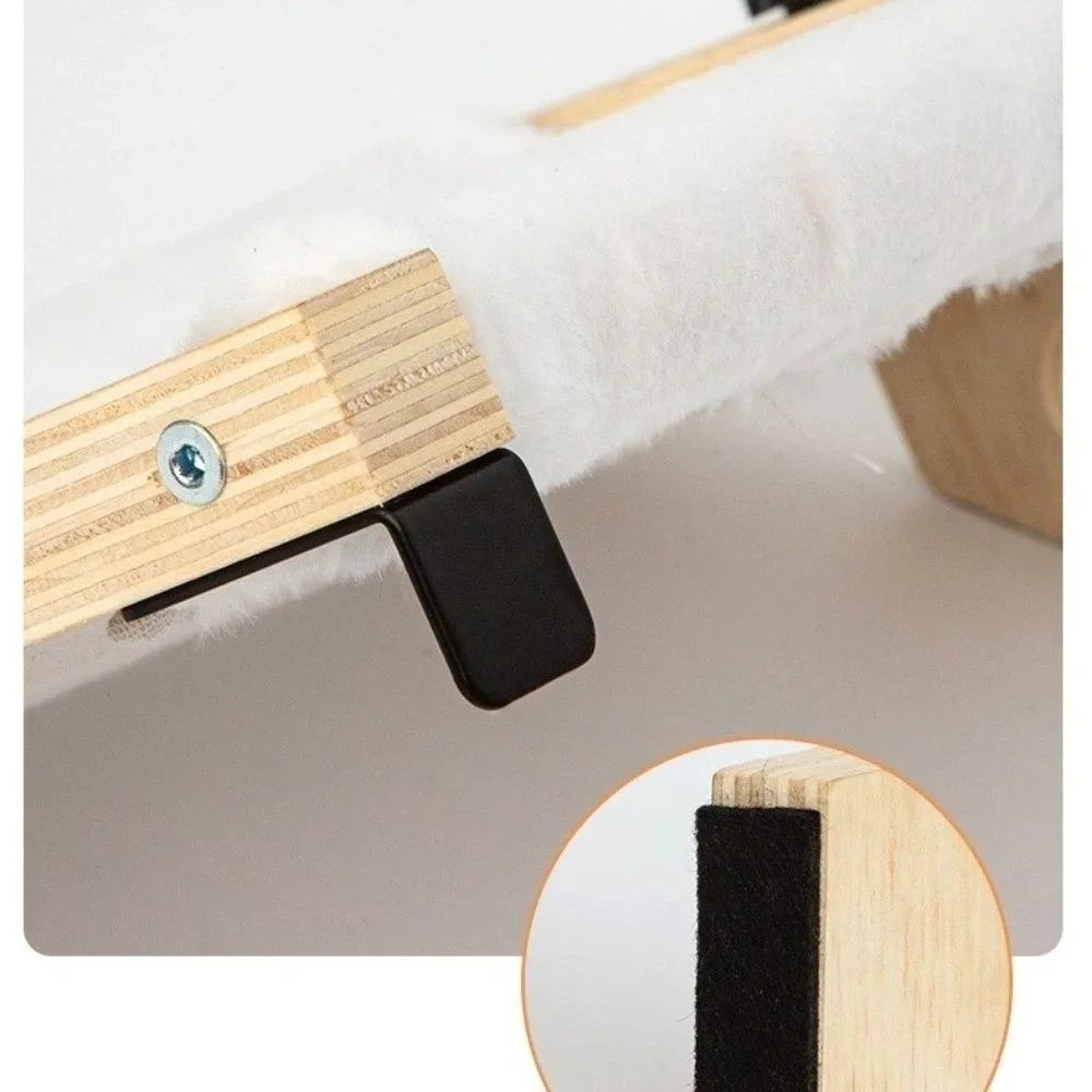 Wooden Frame Cat Window Hammock Bed 12
