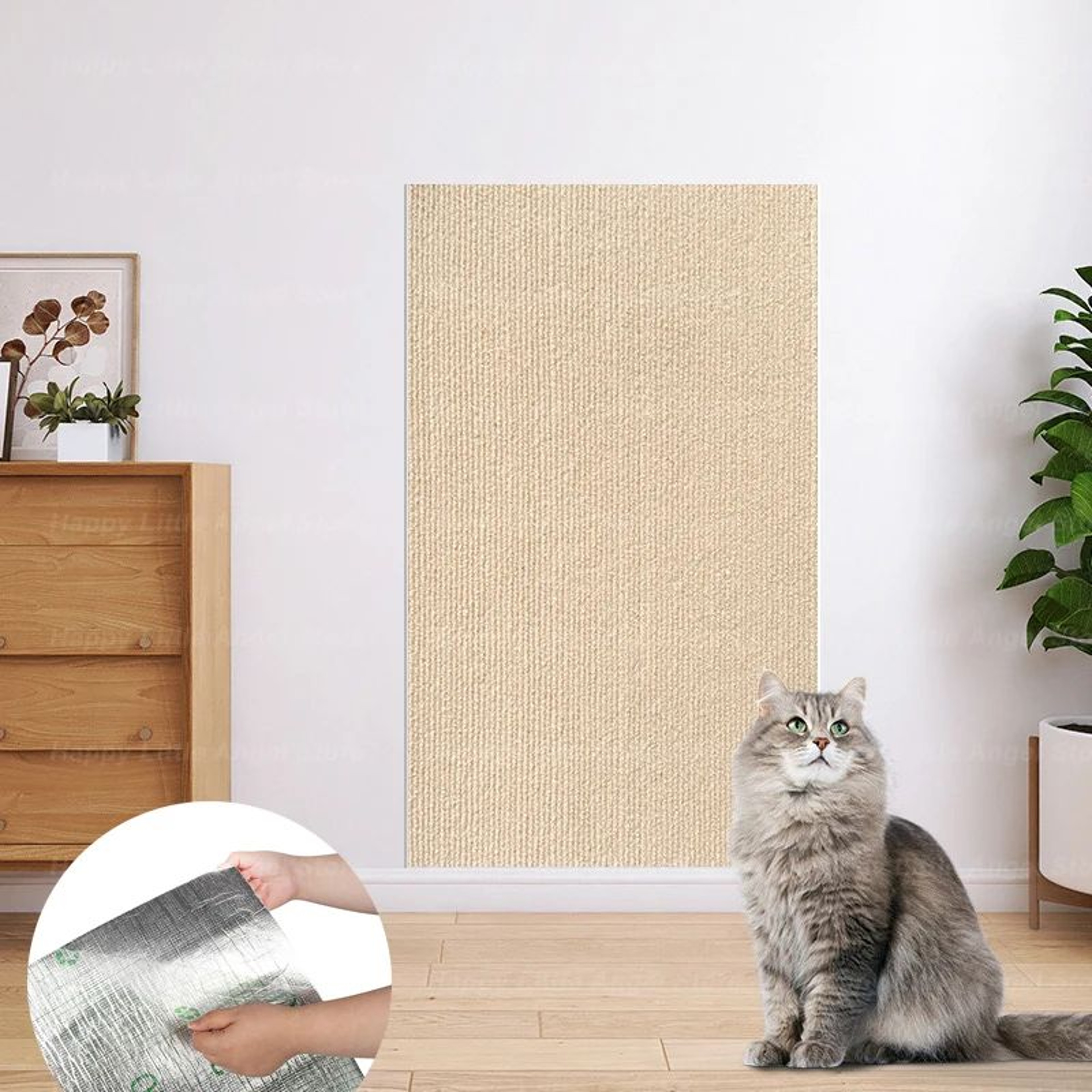 Self Adhesive Cat Scratch Protector Carpet Mat 11