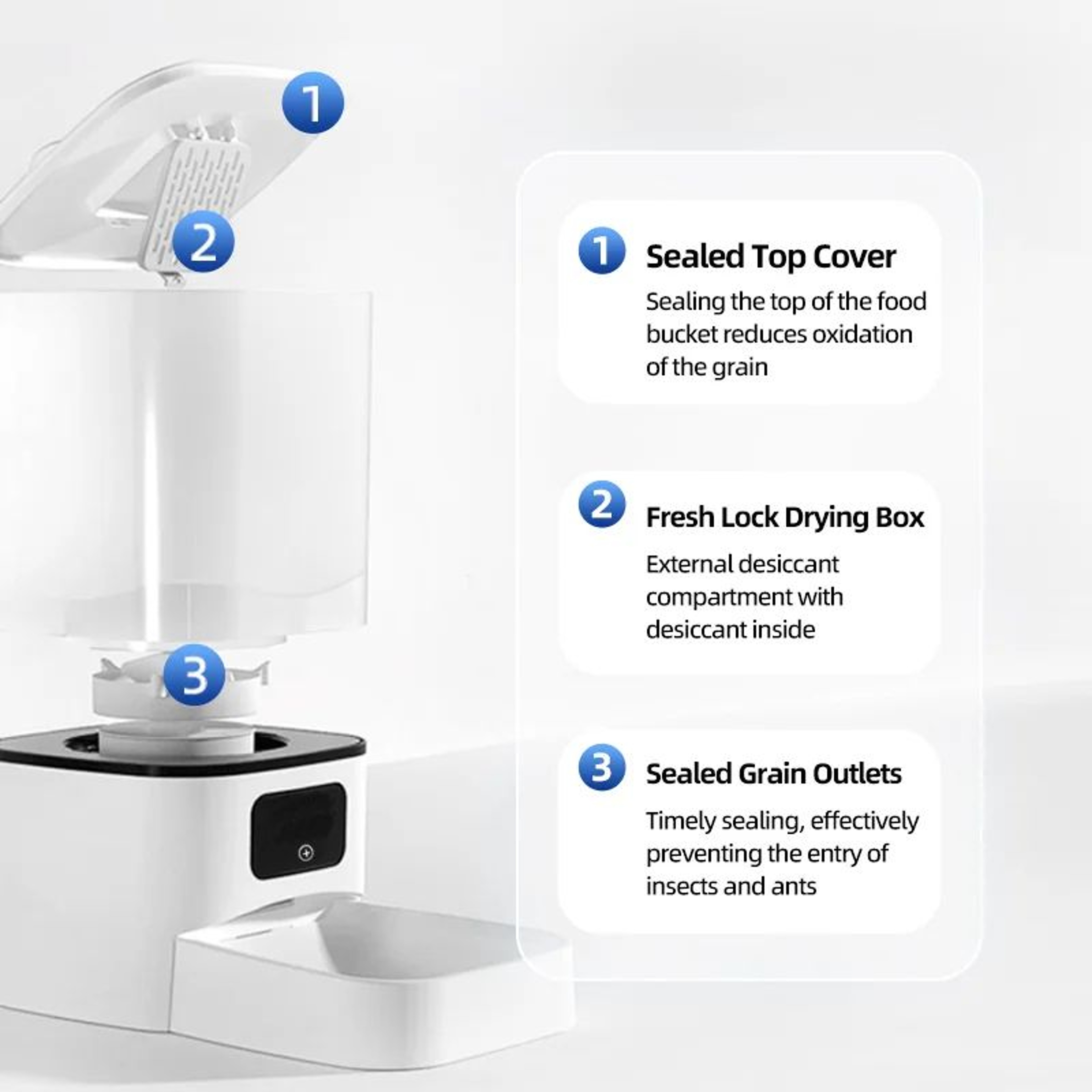 6L WiFi Automatic Dual Pet Feeder 3