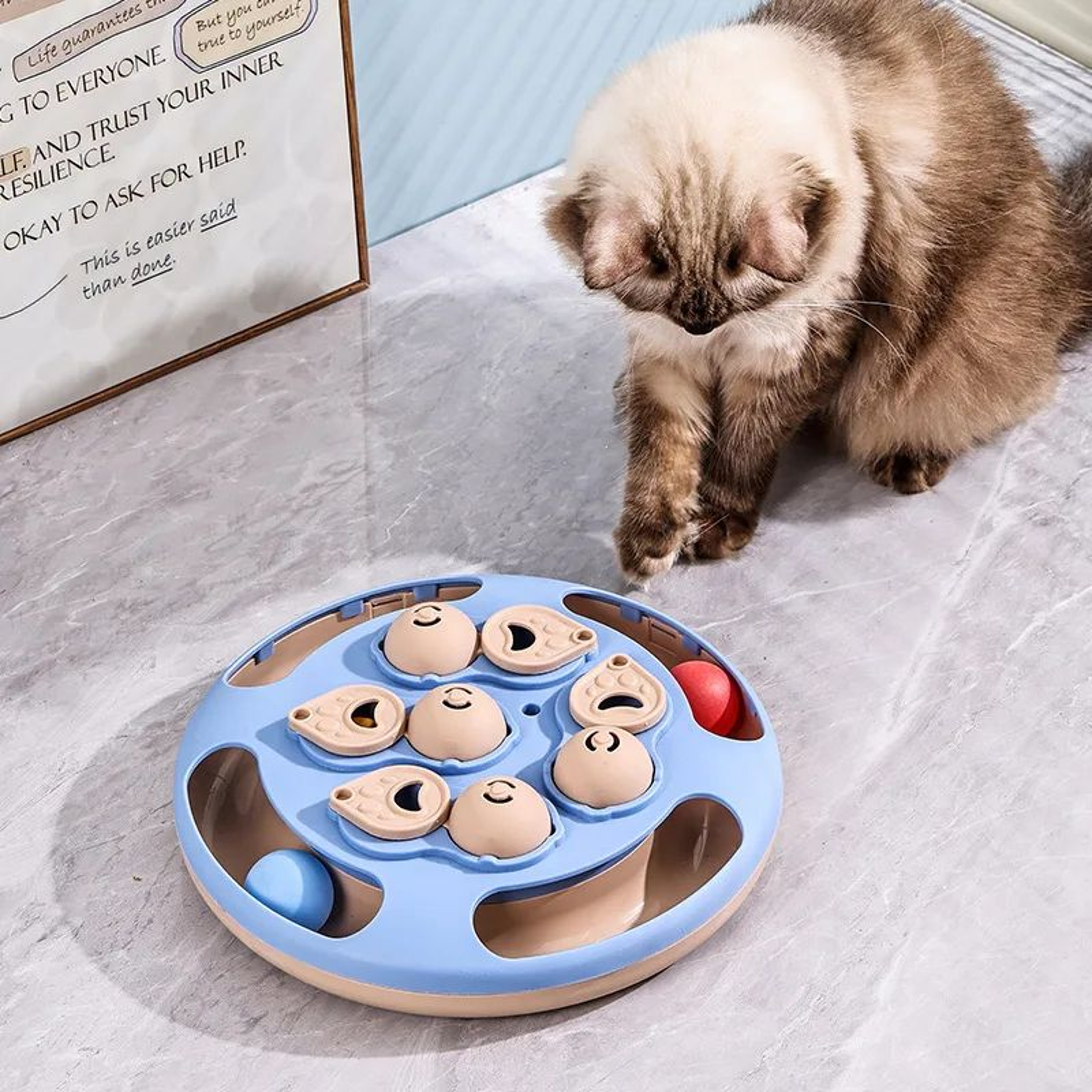 Smart Interactive Cat Puzzle Slow Feeder Toy 3