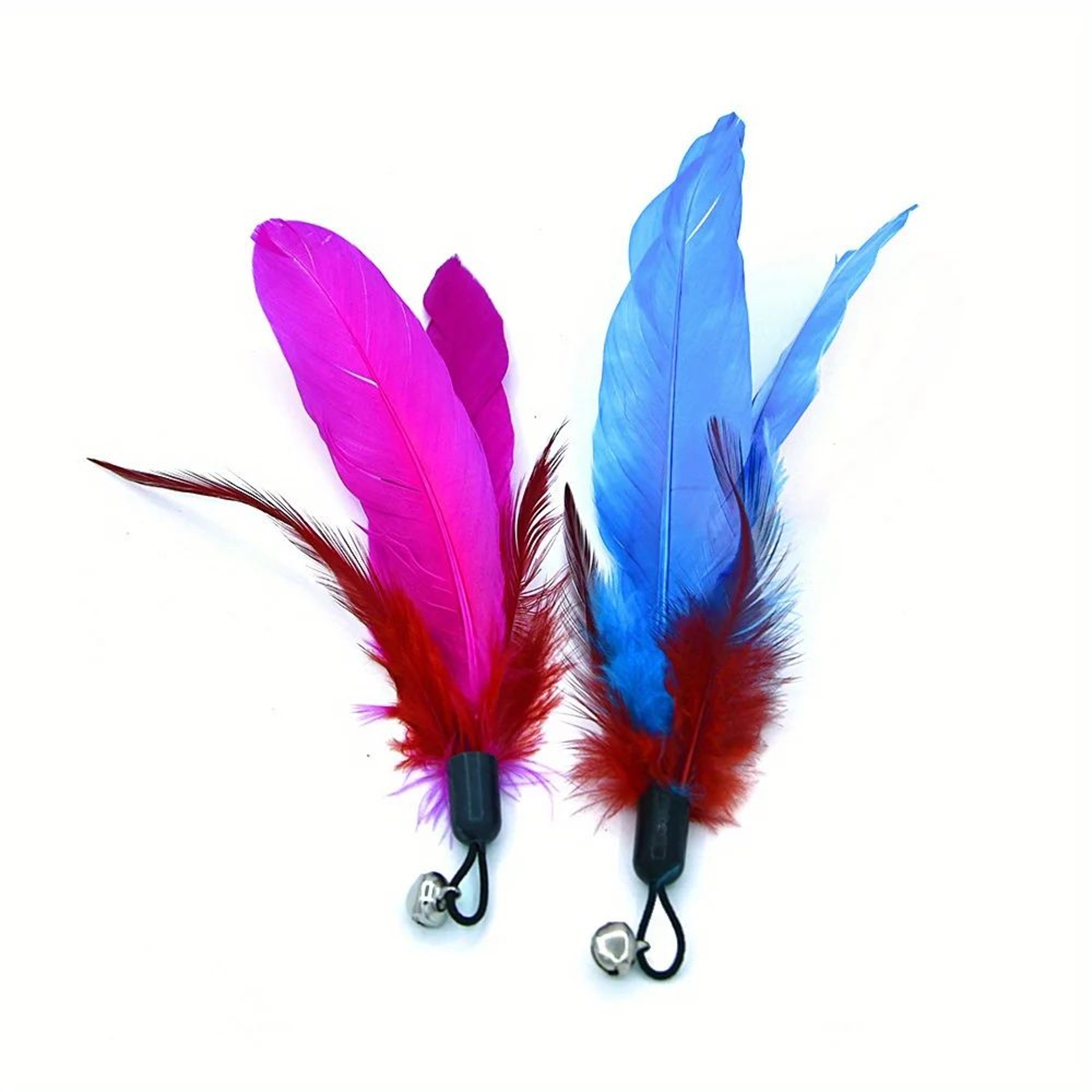 11PCS Interactive Feather Cat Wand Toy Set 4