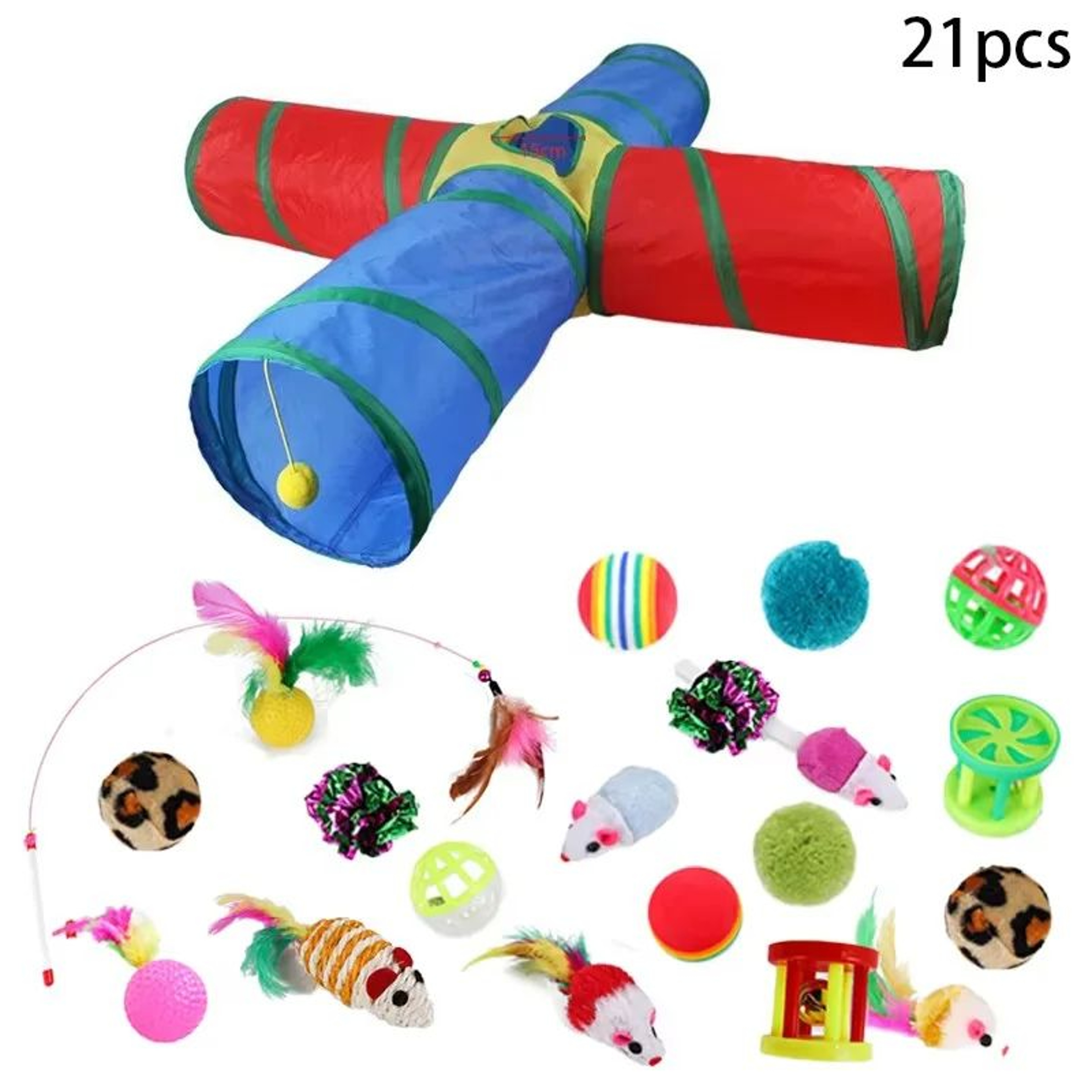 Rainbow Cat Play Tunnel 24