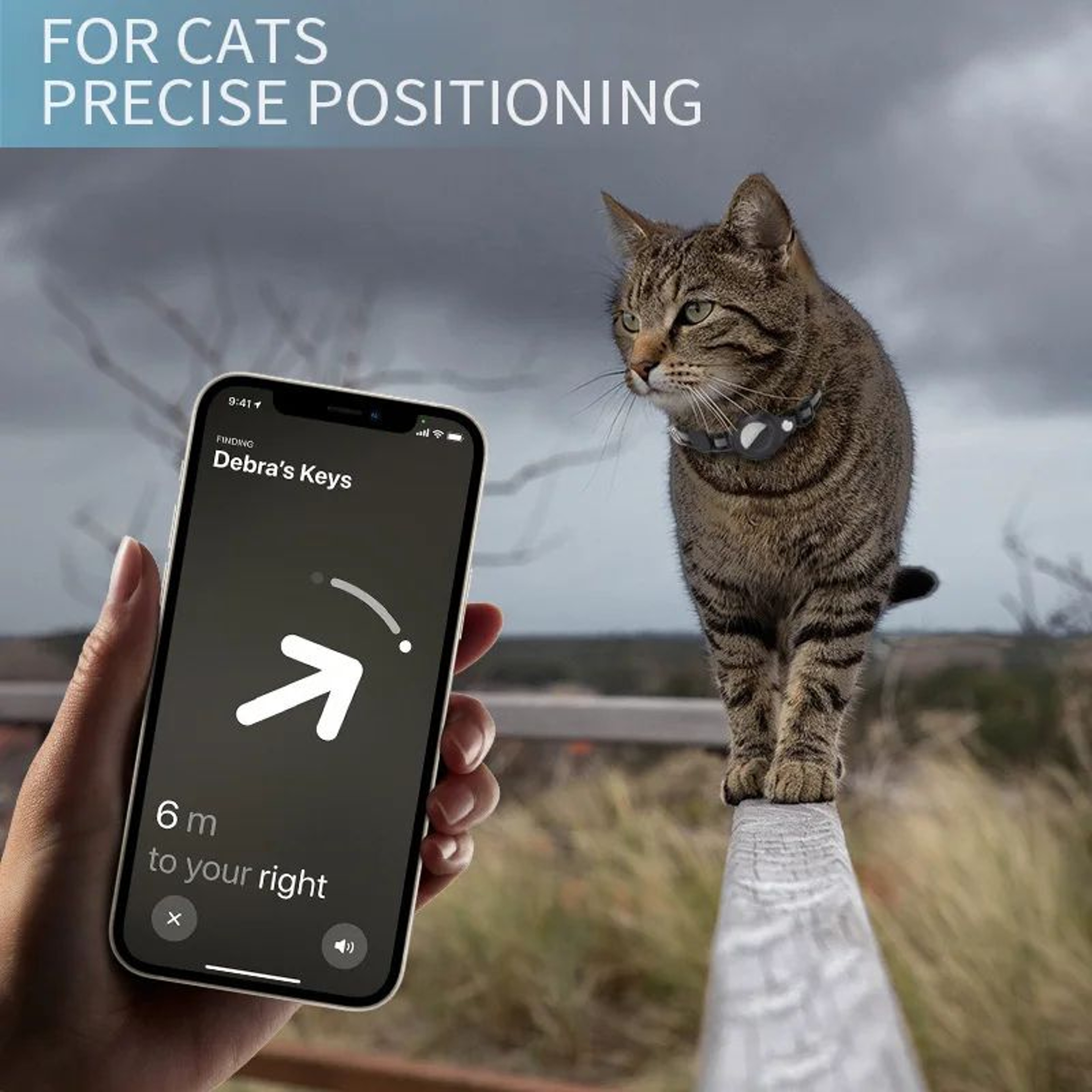 Reflective Cat AirTag Collar With Holder 7