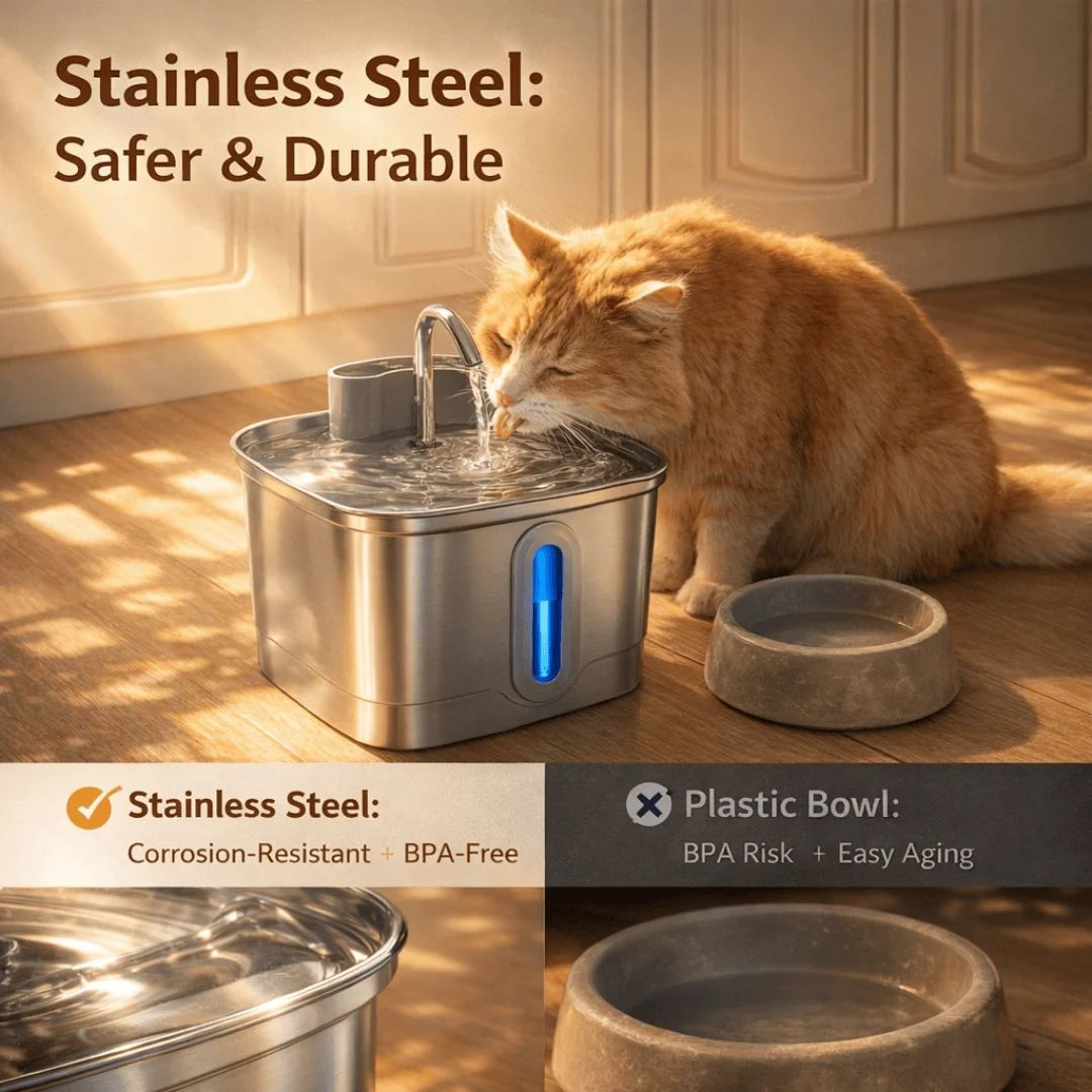 Smart Wireless Cat Water Fountain 4