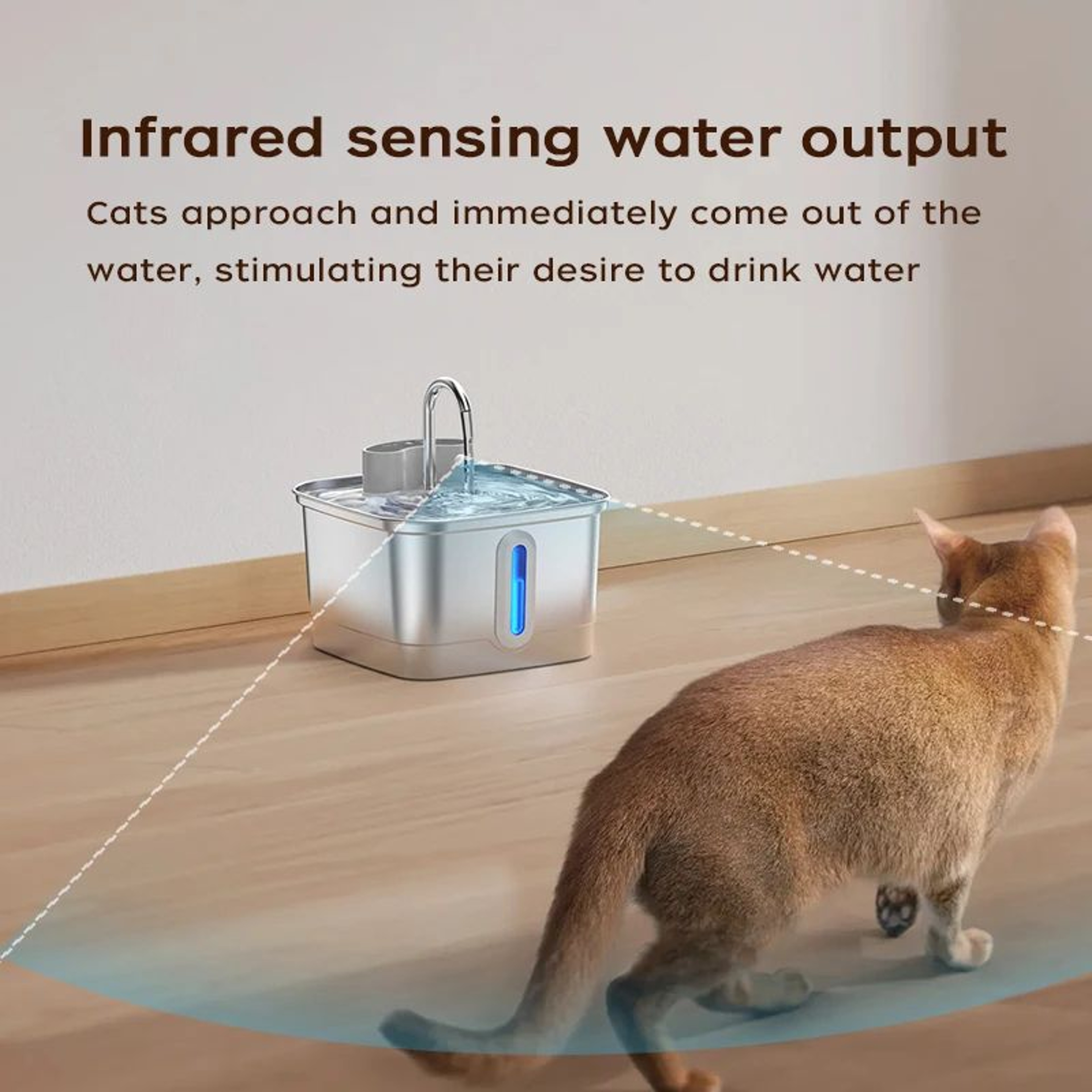 Smart Wireless Cat Water Fountain 9
