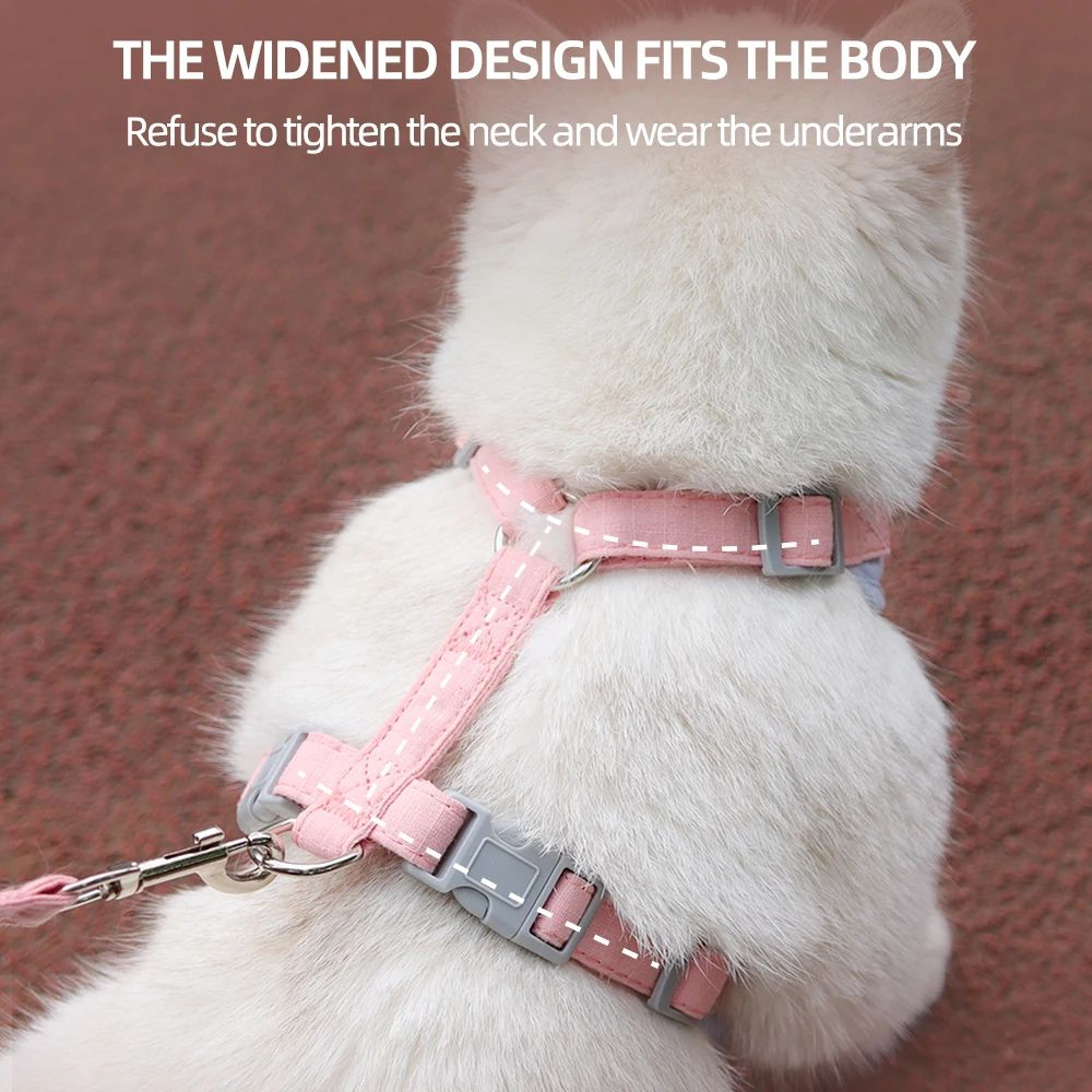 Breathable Cat And Puppy Harness Set 3