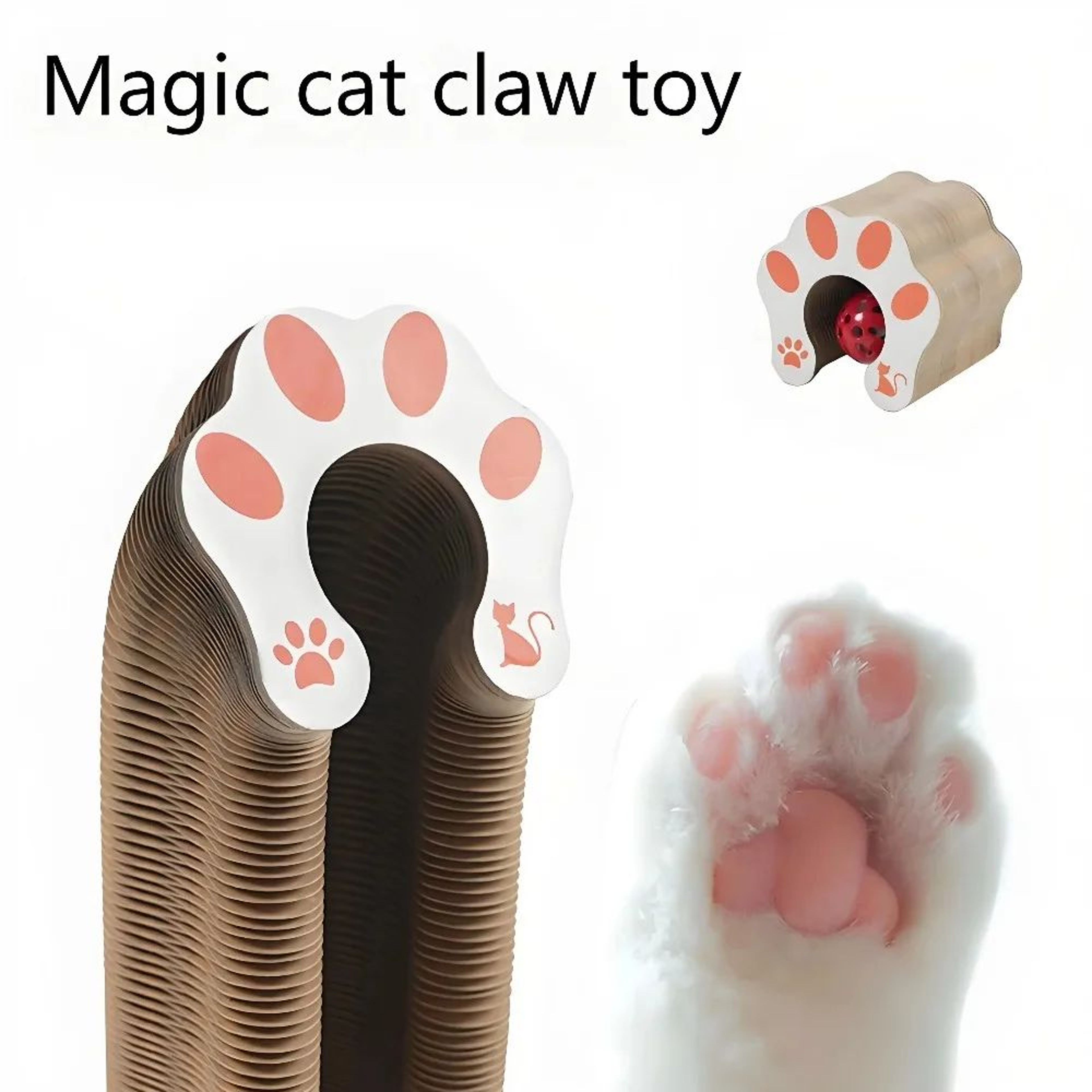 Accordion Cat Scratching Board Toy 1