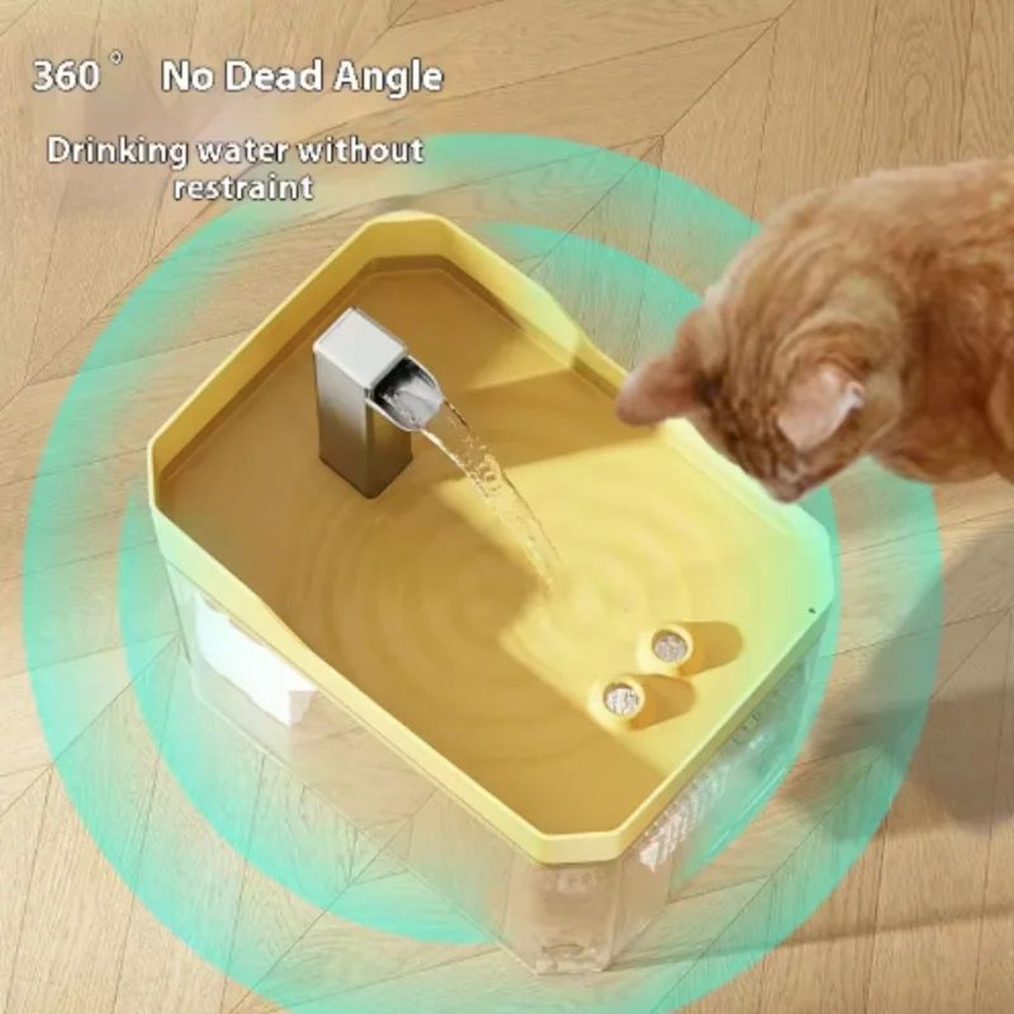 USB Automatic Cat Water Fountain With Auto Filter 2
