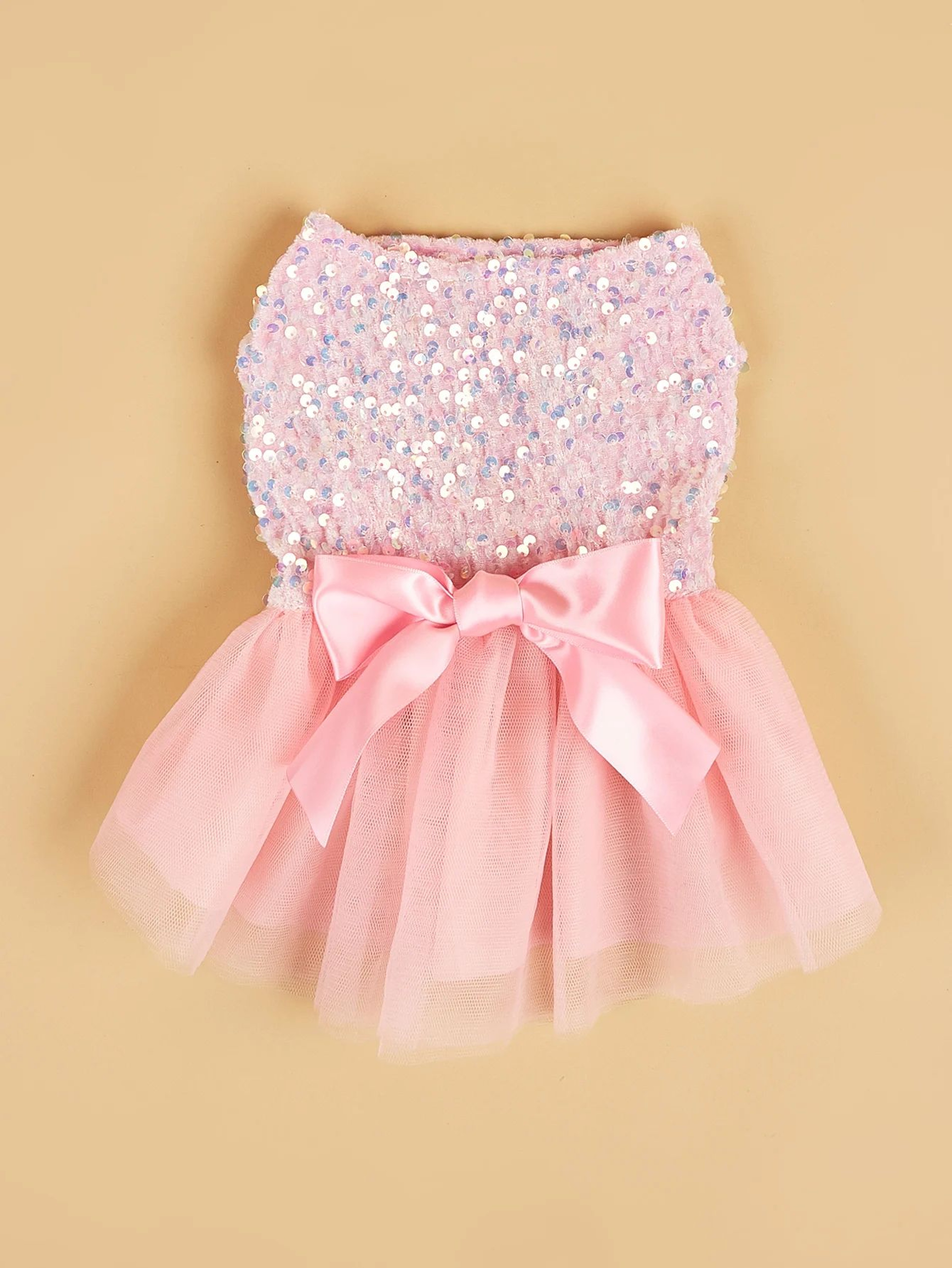 Princess Sequin Bowknot Pet Dress Costume 10