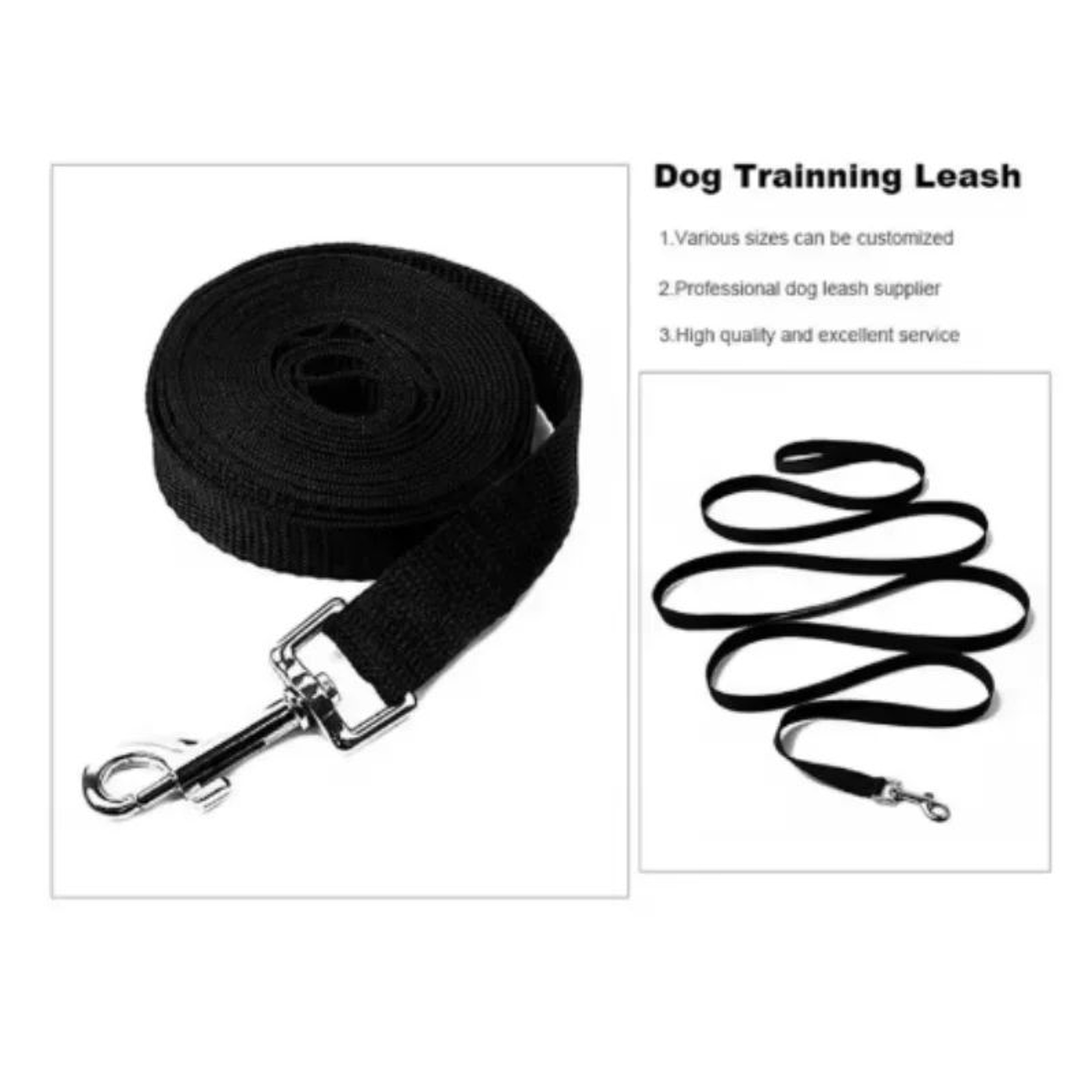 Adjustable Nylon Dog Training Leash For Small To Large Dogs 10