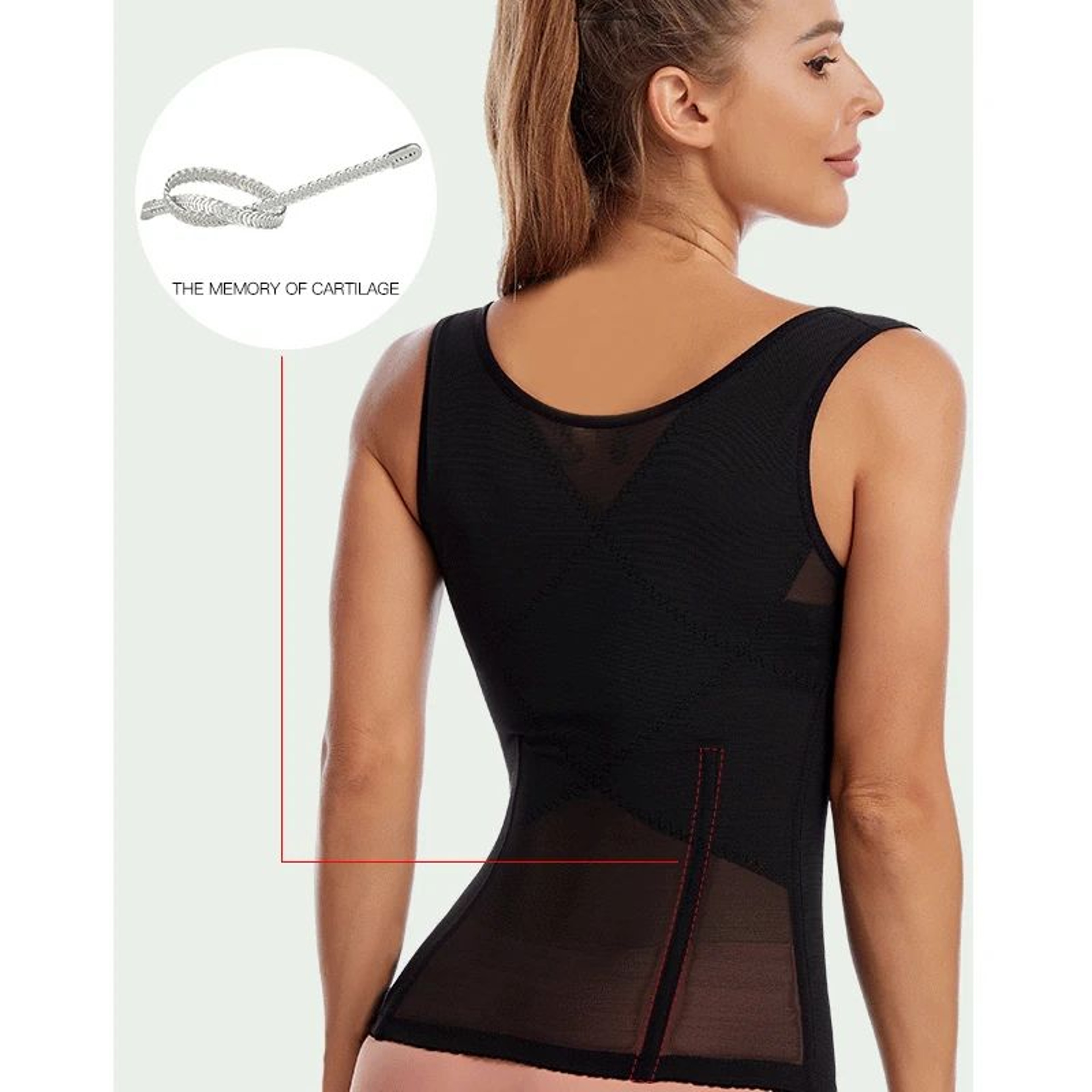 Women Postpartum Waist Trainer Corset Body Shaper 3